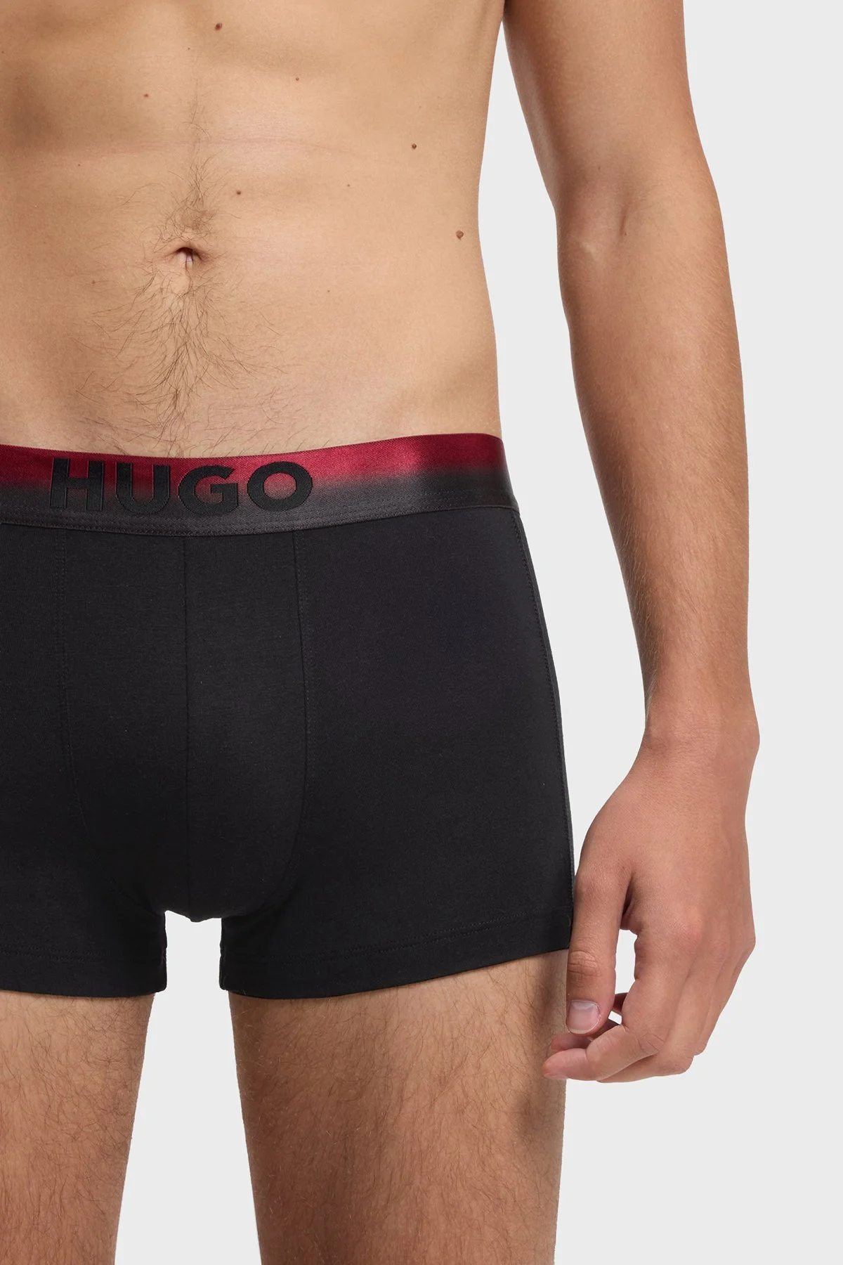 Hugo Logolu Pamuklu 3 Pack Erkek Boxer 50556563 963 SİYAH - 4