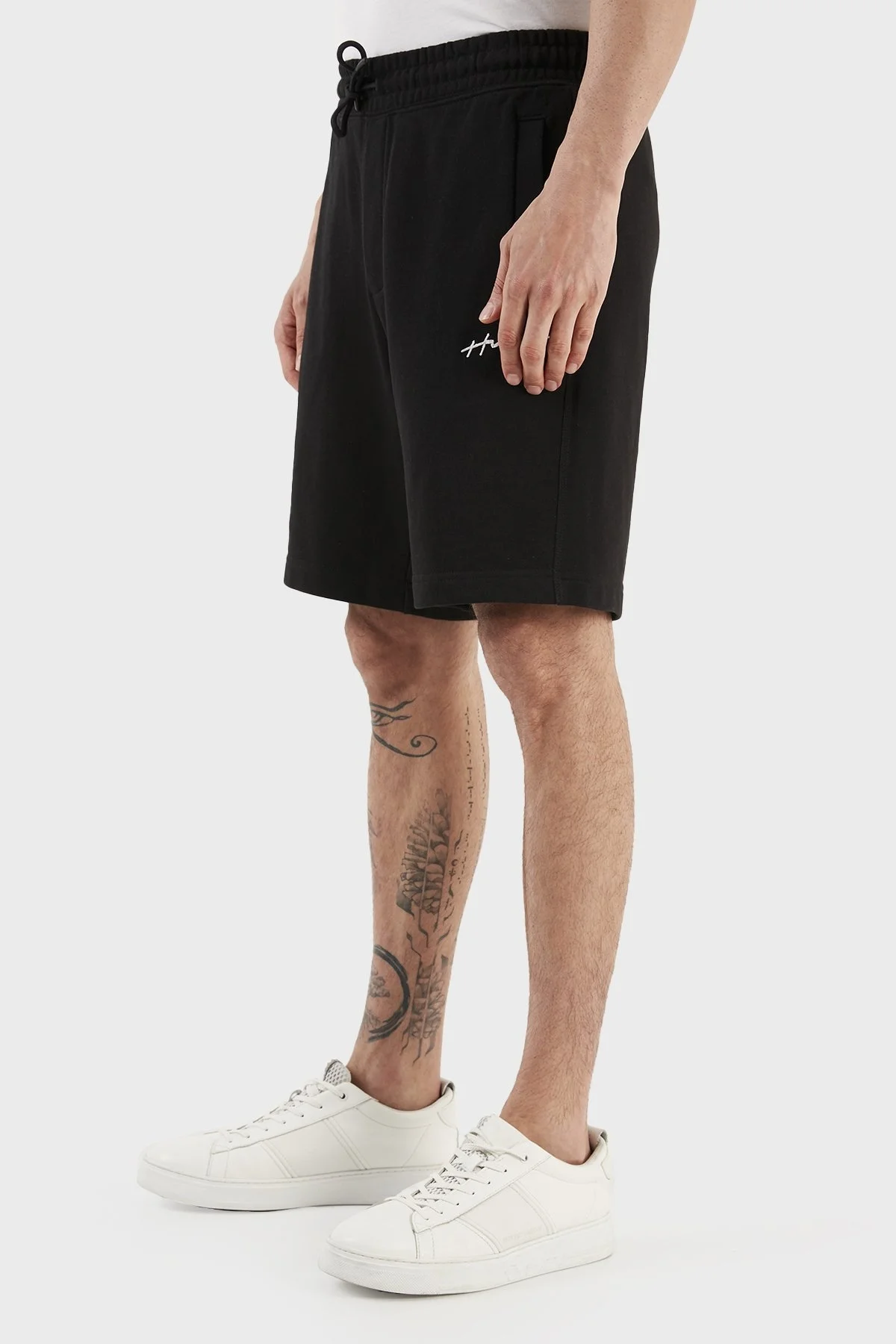 Hugo Logolu Pamuklu Belden Bağlamalı Relaxed Fit Cepli Erkek Short 50486438 001 SİYAH - 3