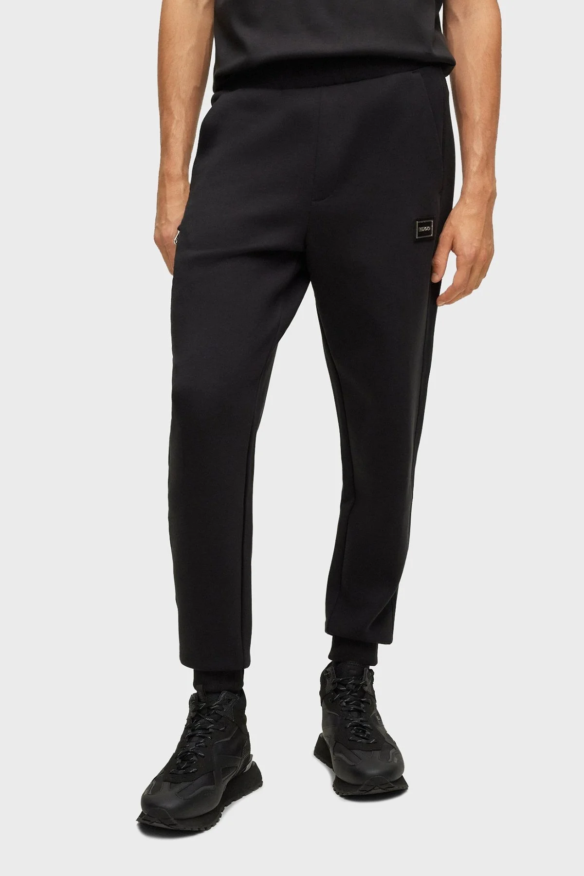 Hugo Logolu Pamuklu Cepli Spor Erkek Pantolon 50482931 001 SİYAH - 2