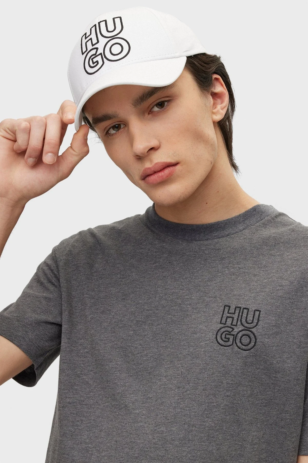 Hugo Logolu Pamuklu Erkek Şapka 50484563 100 BEYAZ - 2