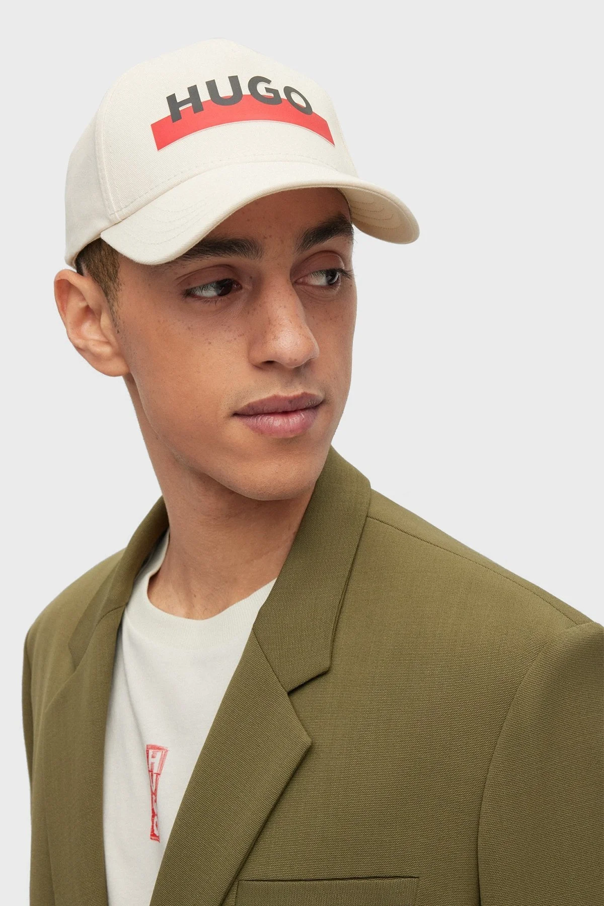 Hugo Logolu Pamuklu Erkek Şapka 50492678 119 EKRU - 2