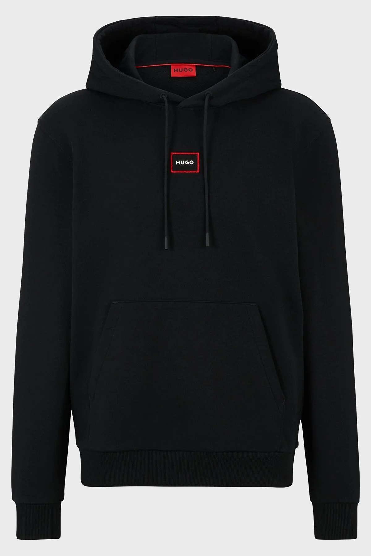 Hugo Logolu Pamuklu Kapüşonlu Kanguru Cepli Relaxed Fit Erkek Sweat 50481327 001 SİYAH - 5