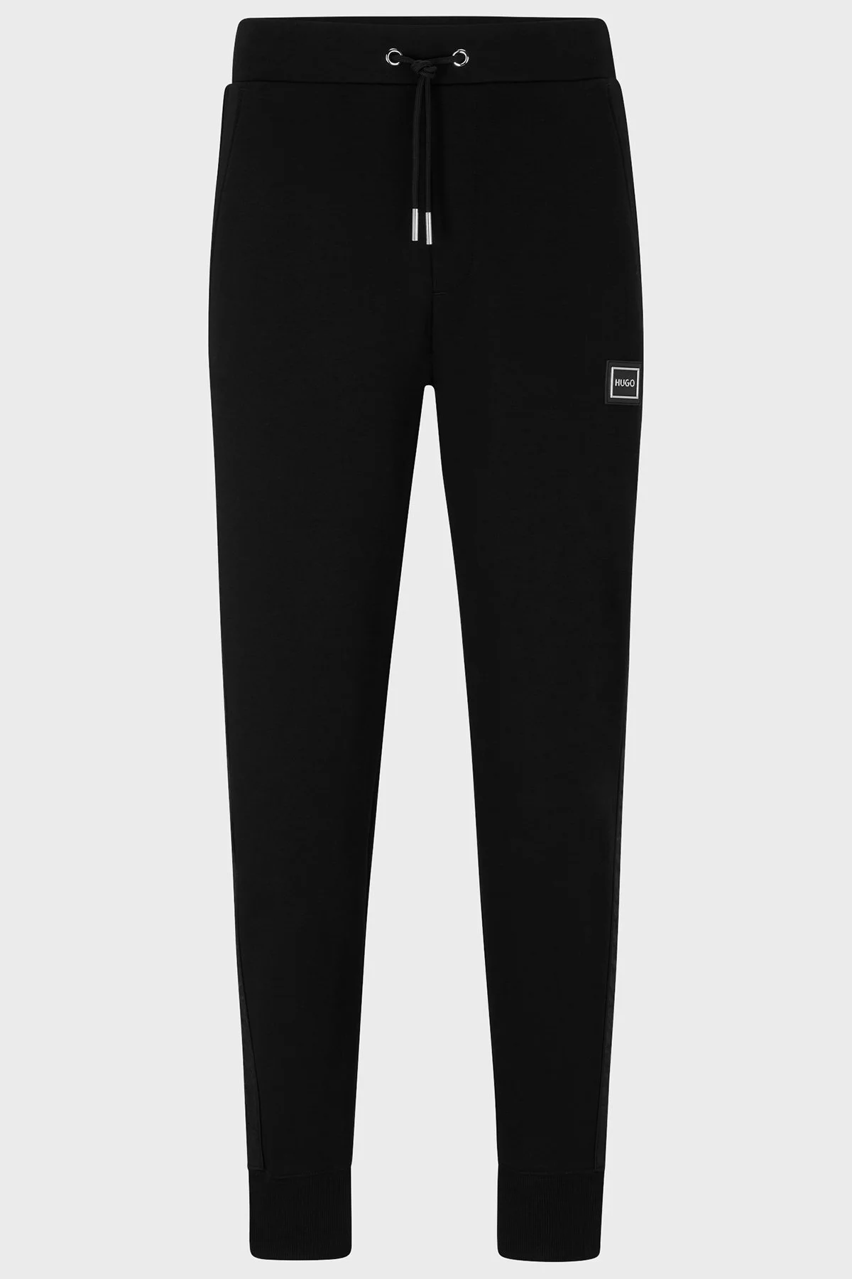 Hugo Logolu Pamuklu Regular Fit Belden Bağlamalı Cepli Spor Erkek Pantolon 50485256 001 SİYAH - 6