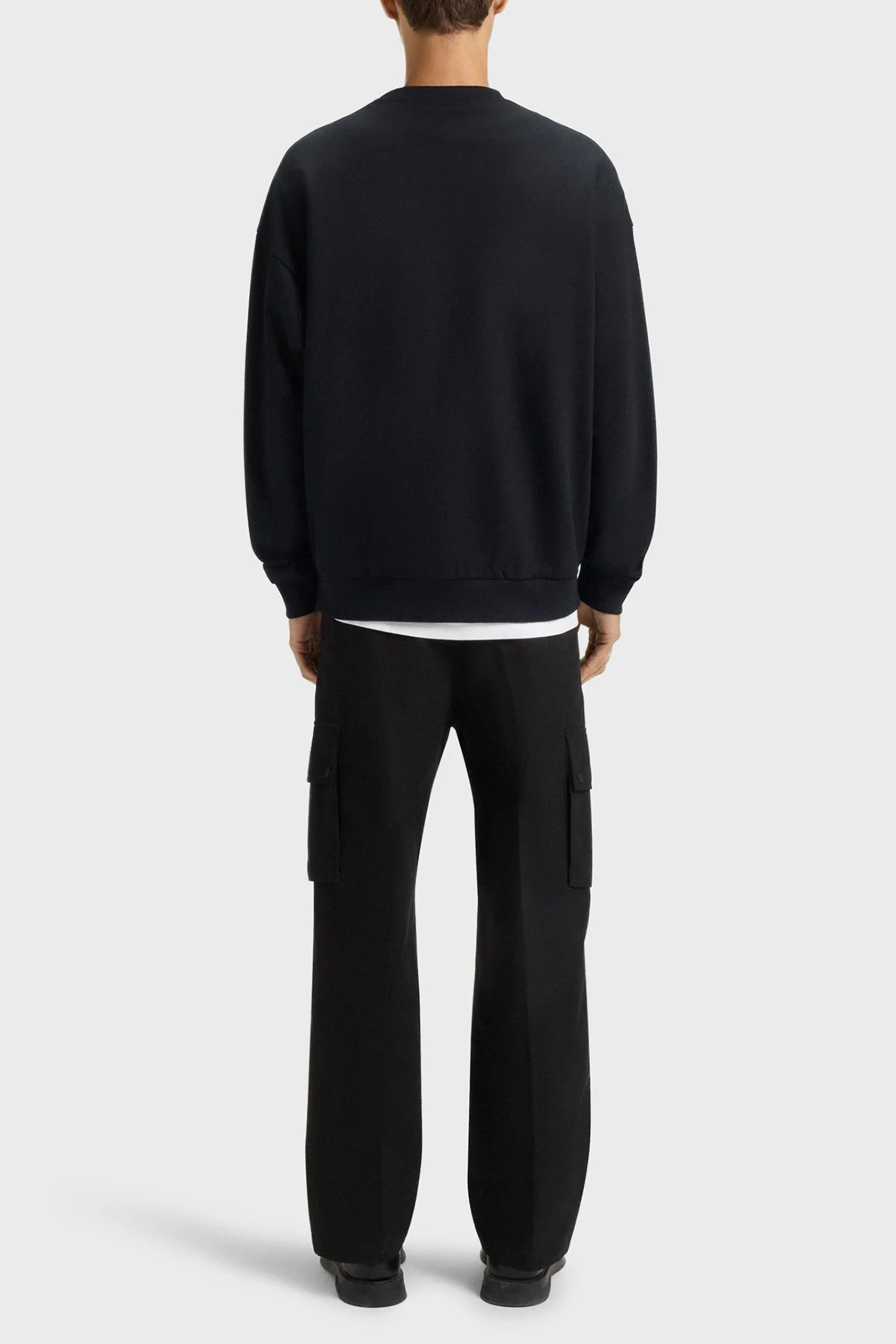 Hugo Logolu Pamuklu Regular Fit Bisiklet Yaka Erkek Sweat 50538778 001 SİYAH - 3