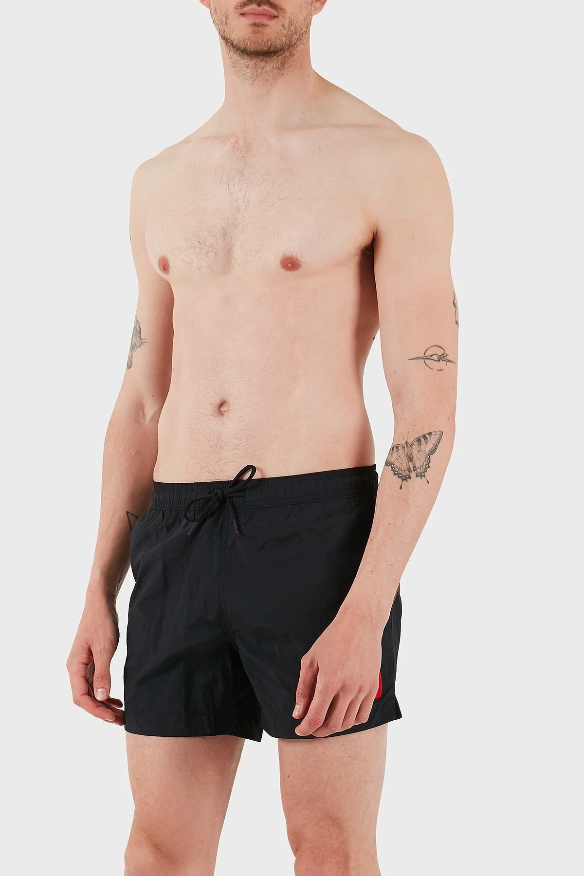 Hugo Logolu Regular Fit Astarlı Erkek Mayo Short 50493450 001 SİYAH - 2