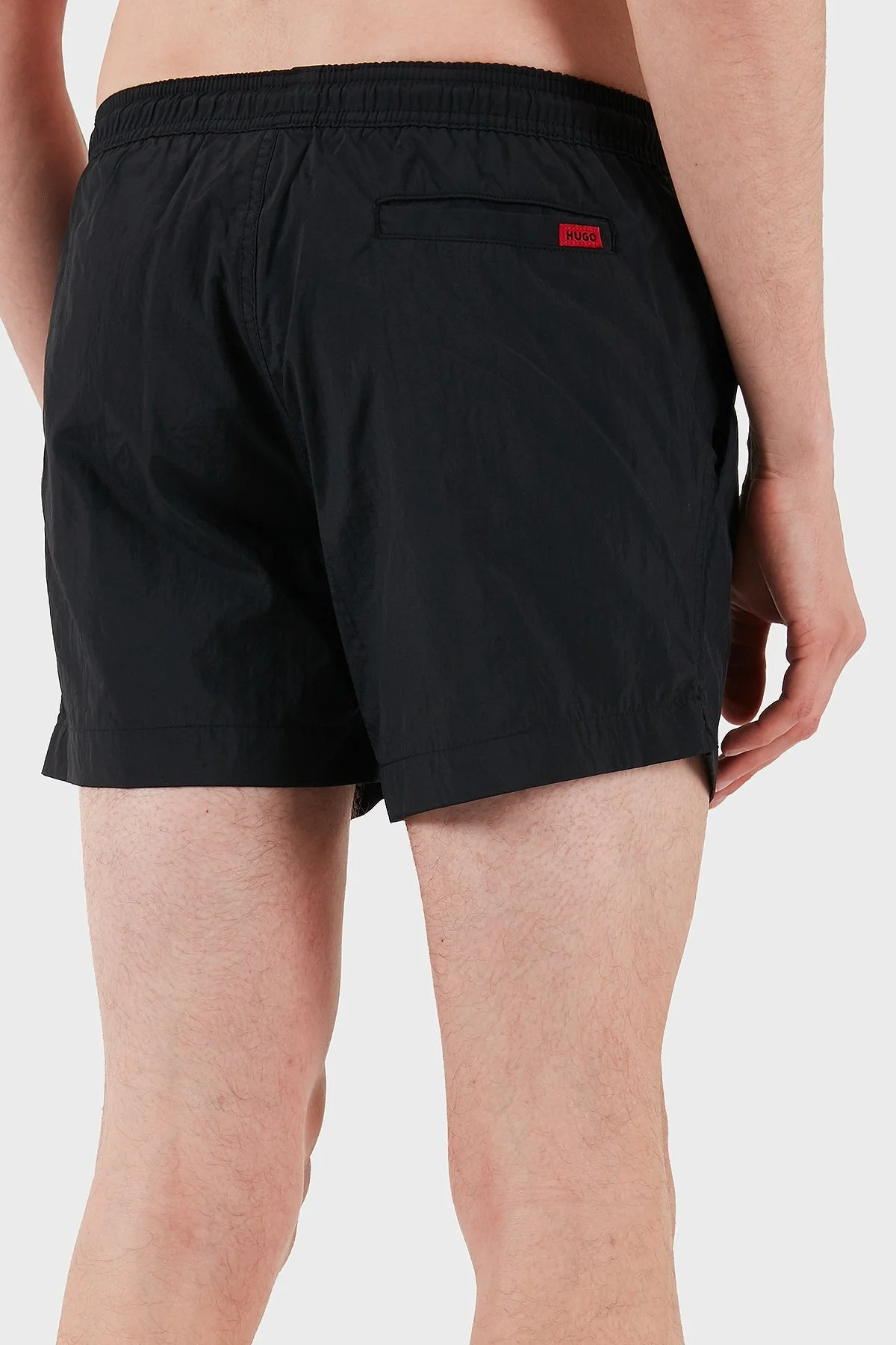 Hugo Logolu Regular Fit Astarlı Erkek Mayo Short 50493450 001 SİYAH - 6