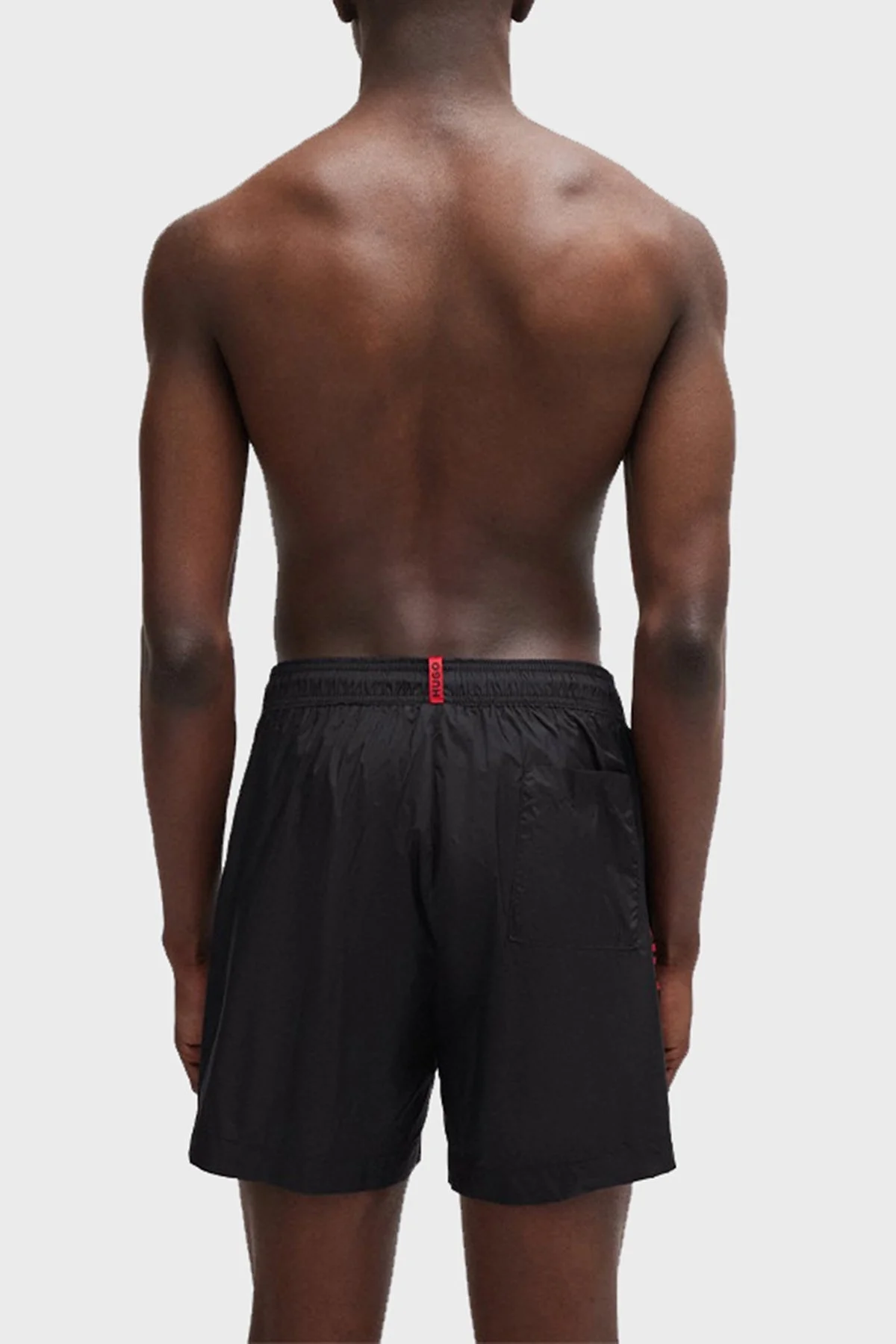 Hugo Logolu Regular Fit Belden Bağlamalı Cepli Erkek Mayo Short 50500973 001 SİYAH - 6