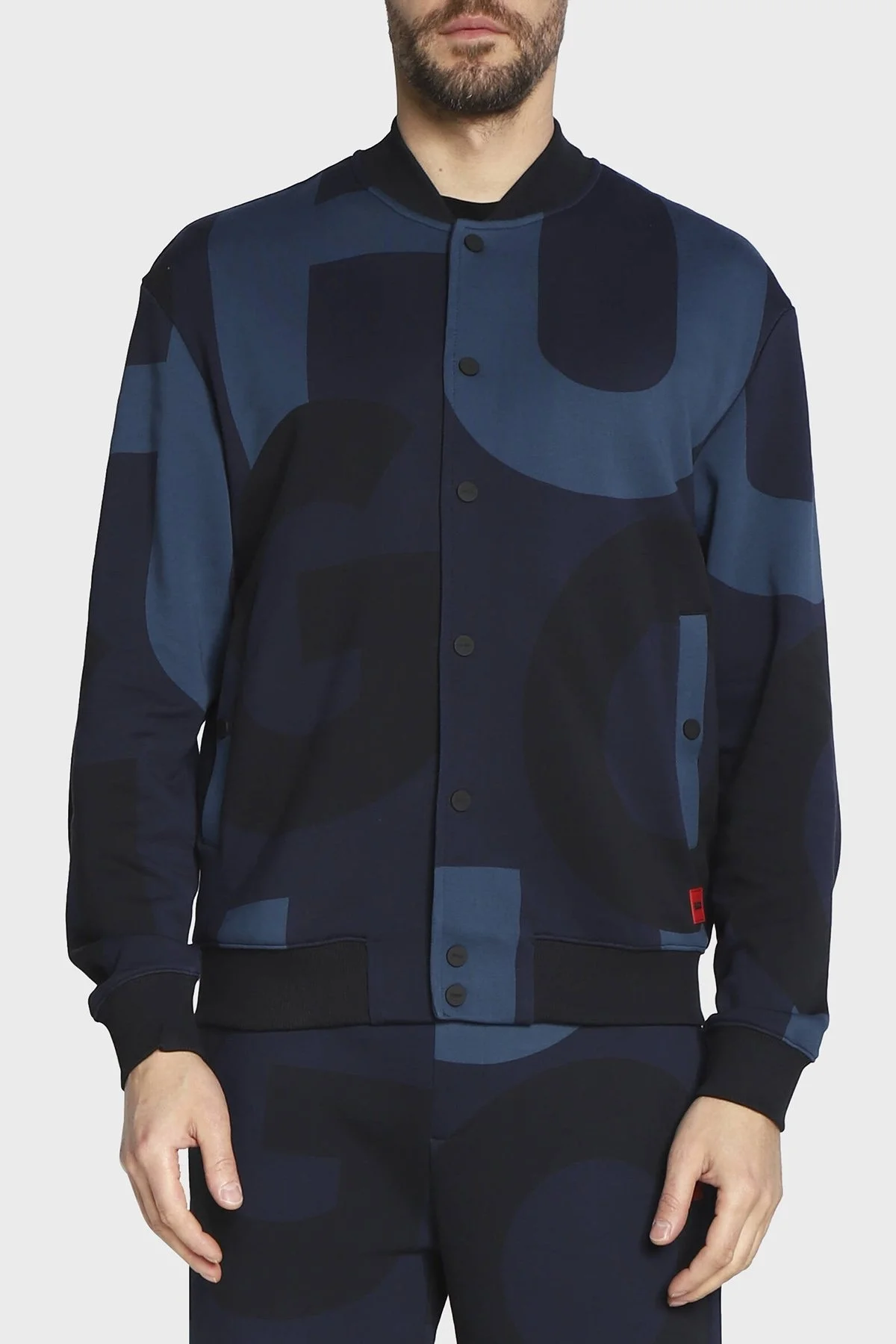 Hugo Logolu Regular Fit Pamuklu Cepli Erkek Sweat 50482787 405 LACİVERT - 3