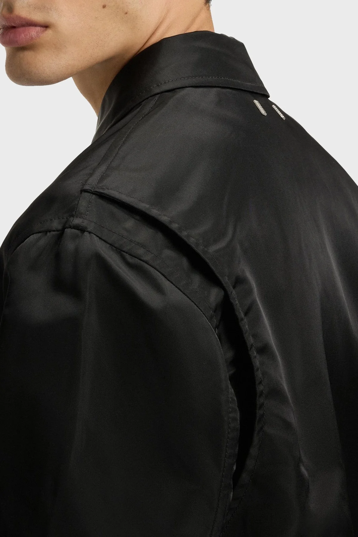 Hugo Logolu Regular Fit Su İtici Gömlek Yaka Erkek Ceket 50541595 001 SİYAH - 4