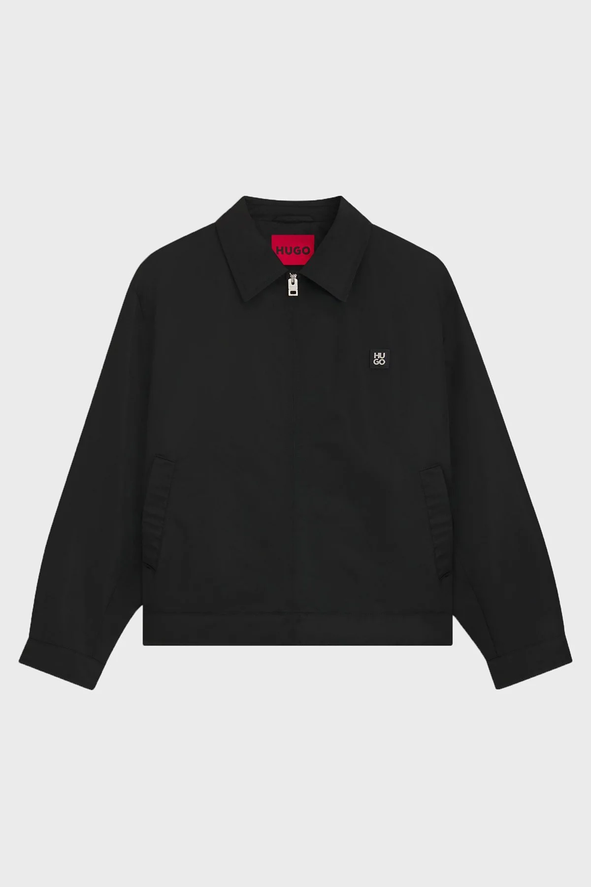 Hugo Logolu Regular Fit Su İtici Gömlek Yaka Erkek Ceket 50541595 001 SİYAH - 6