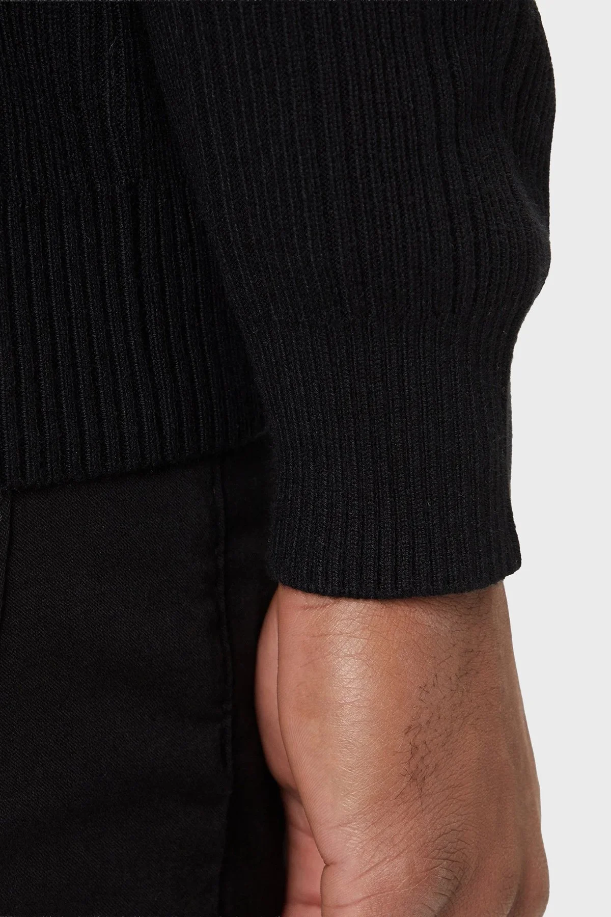 Hugo Logolu Regular Fit Yarım Fermuarlı Polo Yaka Erkek Kazak 50524556 001 SİYAH - 10