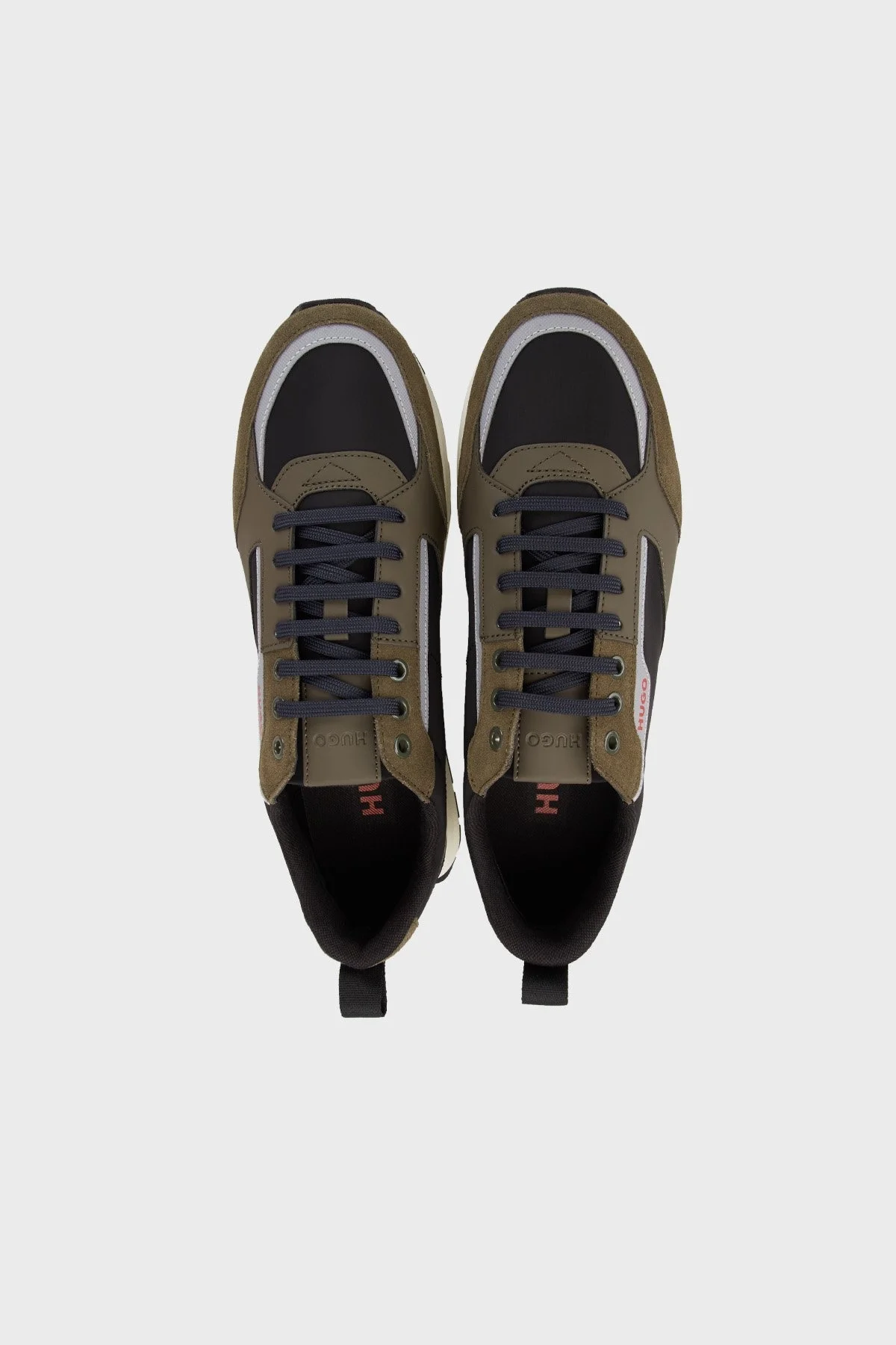 Hugo Logolu Sneaker Erkek Ayakkabı 50471304 343 SİYAH-HAKİ - 5