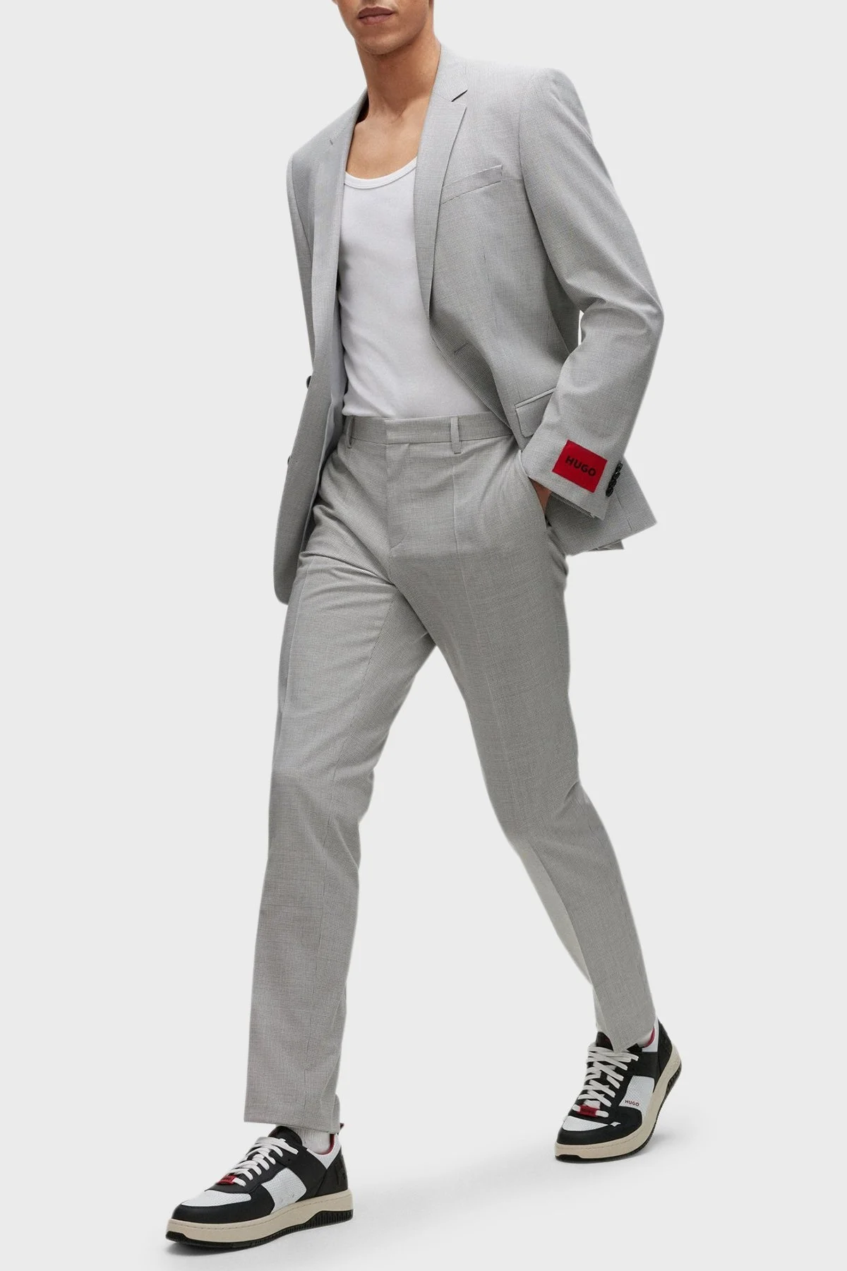 Hugo Logolu Sneaker Erkek Ayakkabı 50485737 120 BEYAZ - 2