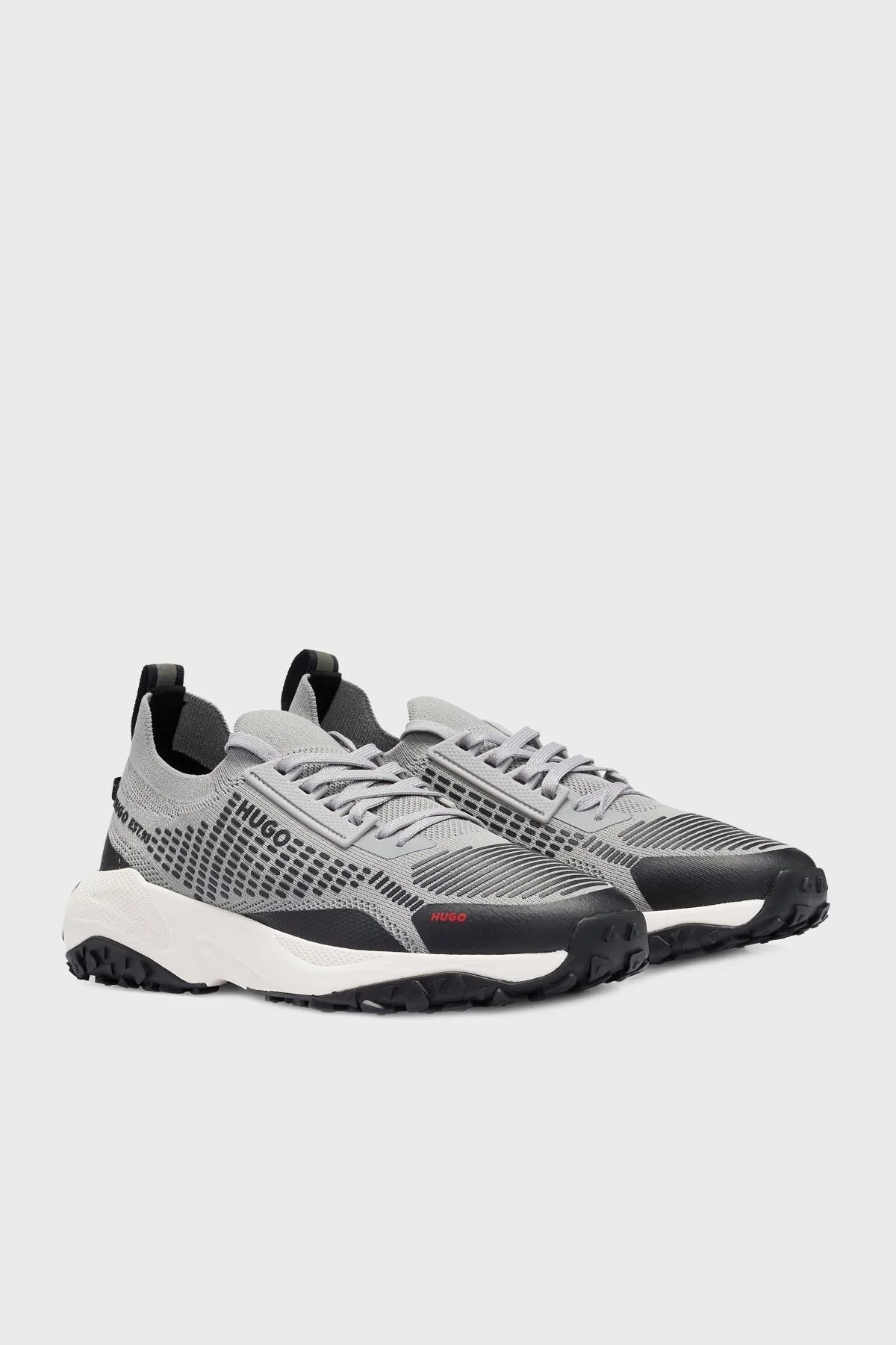 Hugo Logolu Sneaker Erkek Ayakkabı 50493055 063 GRİ-SİYAH - 2