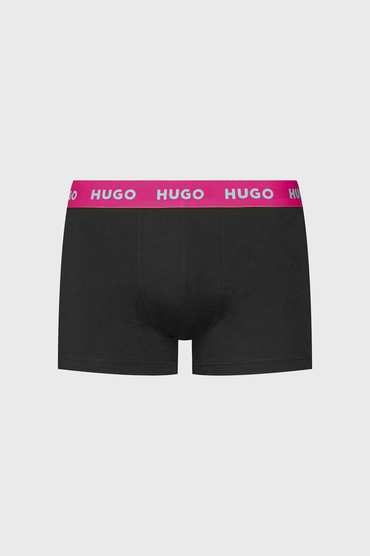 Hugo Logolu Streç Pamuklu 3 Pack Erkek Boxer 50469766 730 SİYAH - 4