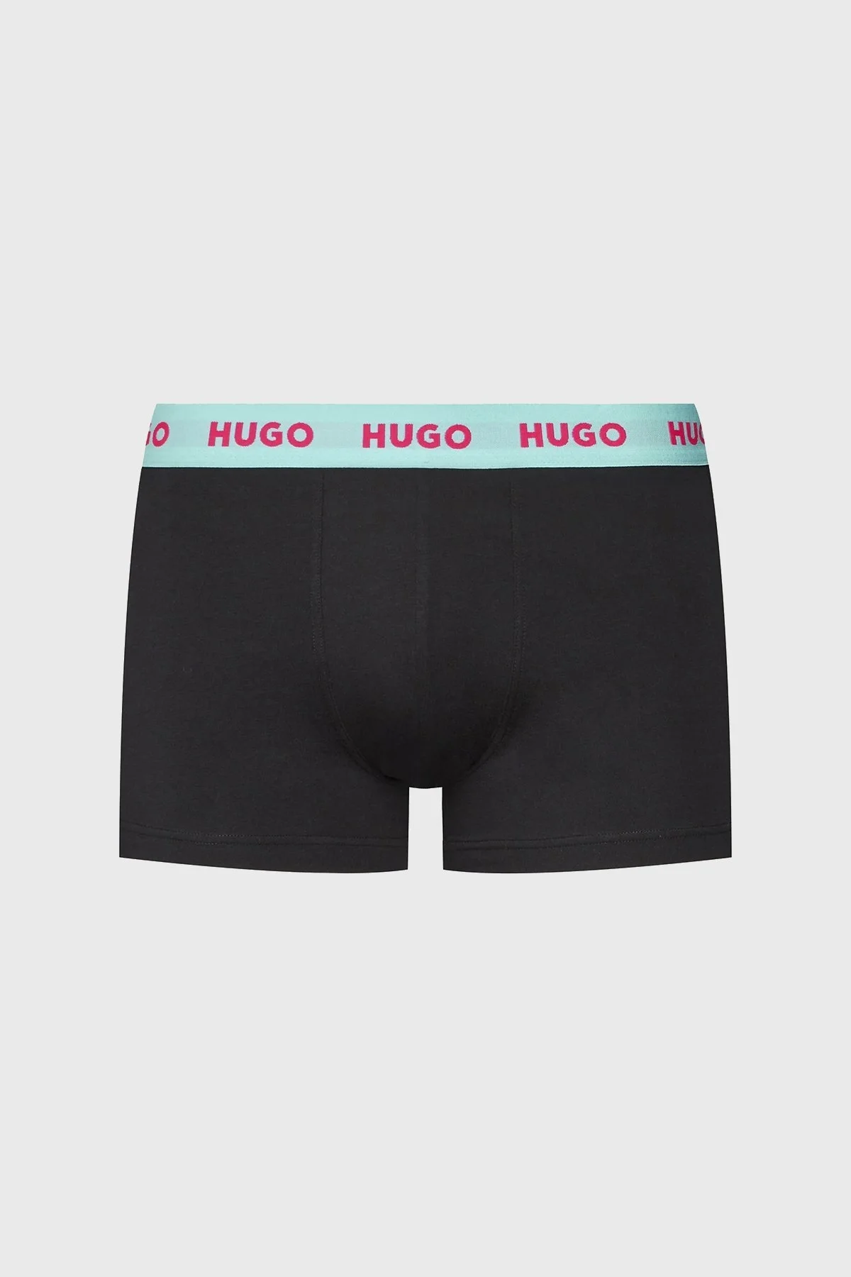 Hugo Logolu Streç Pamuklu 3 Pack Erkek Boxer 50469766 730 SİYAH - 5