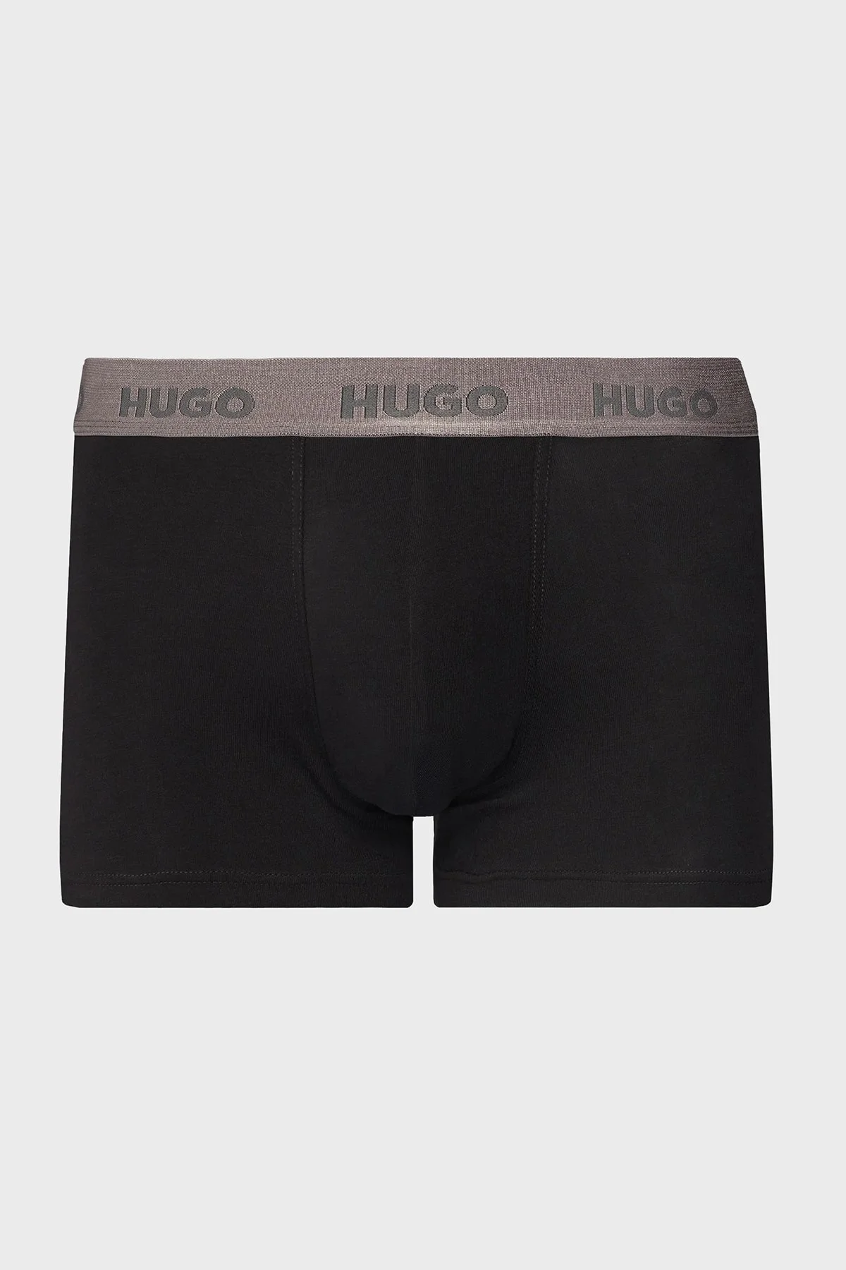 Hugo Logolu Streç Pamuklu 3 Pack Erkek Boxer 50532611 009 SİYAH - 4