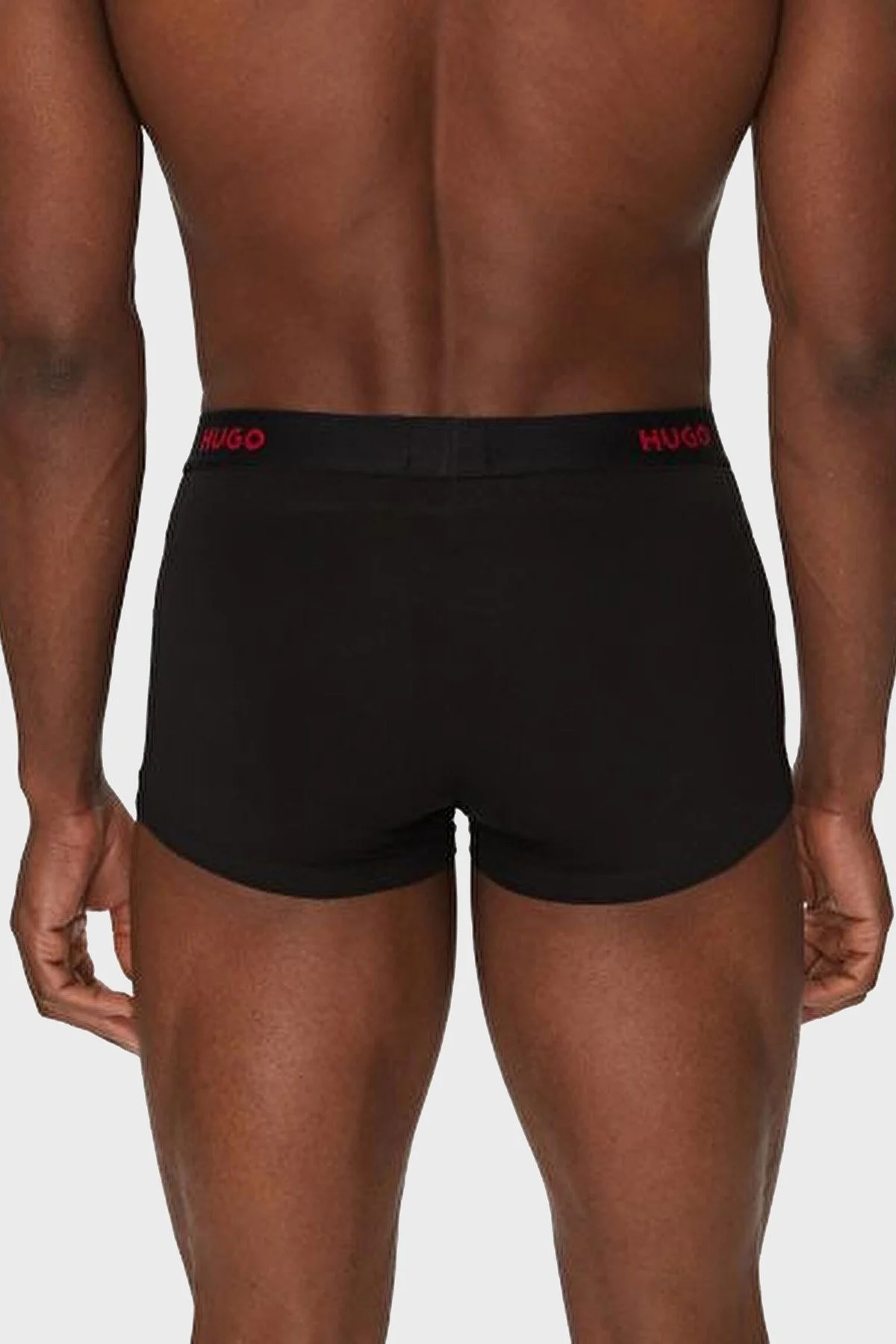 Hugo Logolu Streç Pamuklu 3 Pack Erkek Boxer 50532611 010 SİYAH - 6