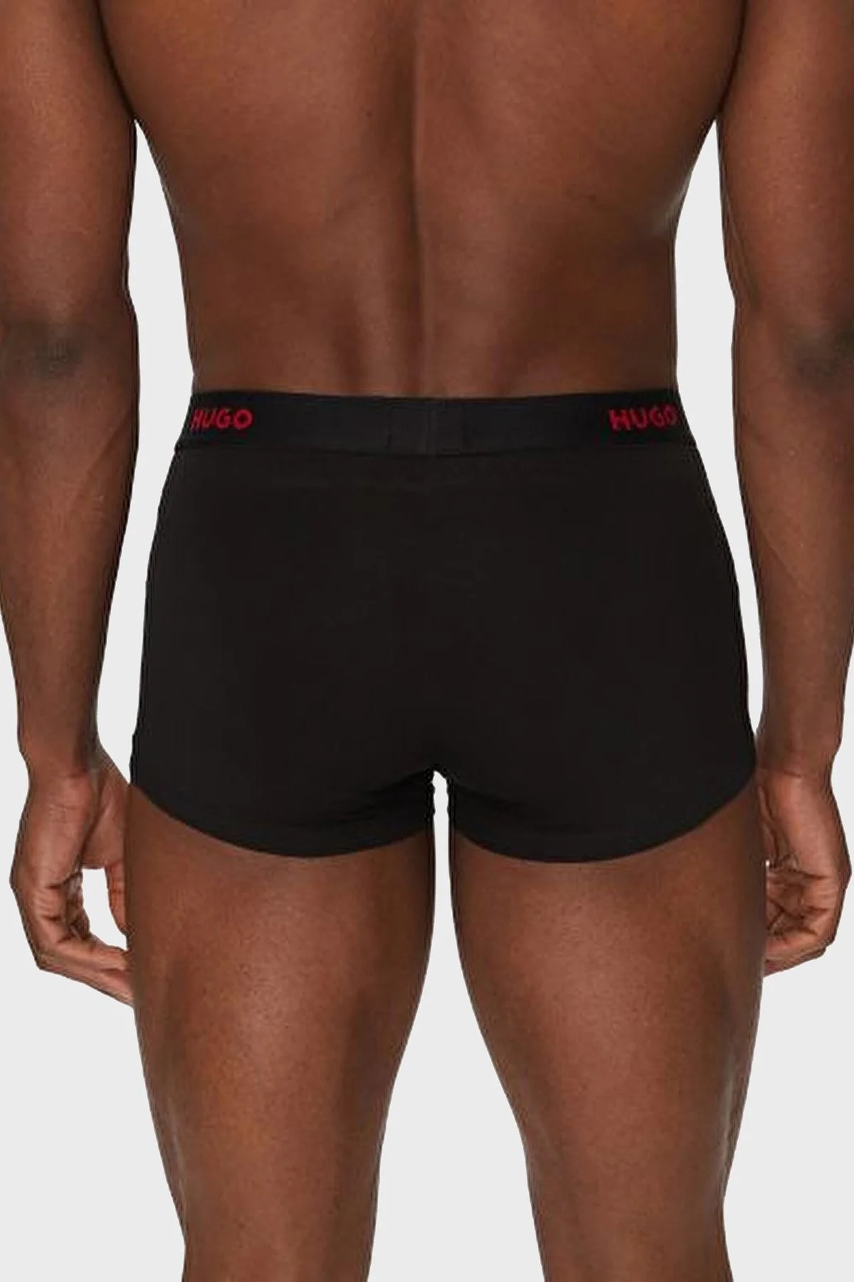 Hugo Logolu Streç Pamuklu 3 Pack Erkek Boxer 50532611 010 SİYAH - 6