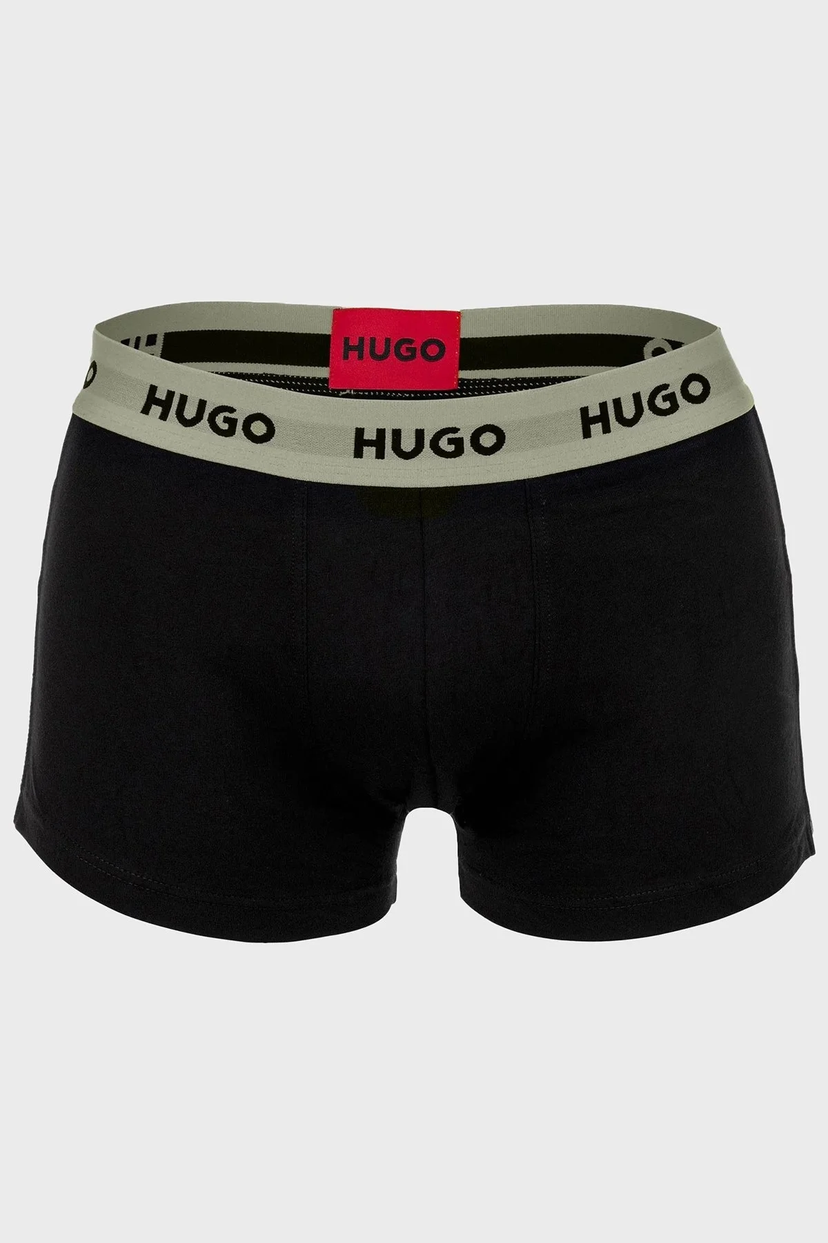 Hugo Logolu Streç Pamuklu 3 Pack Erkek Boxer 50532611 977 SİYAH - 4