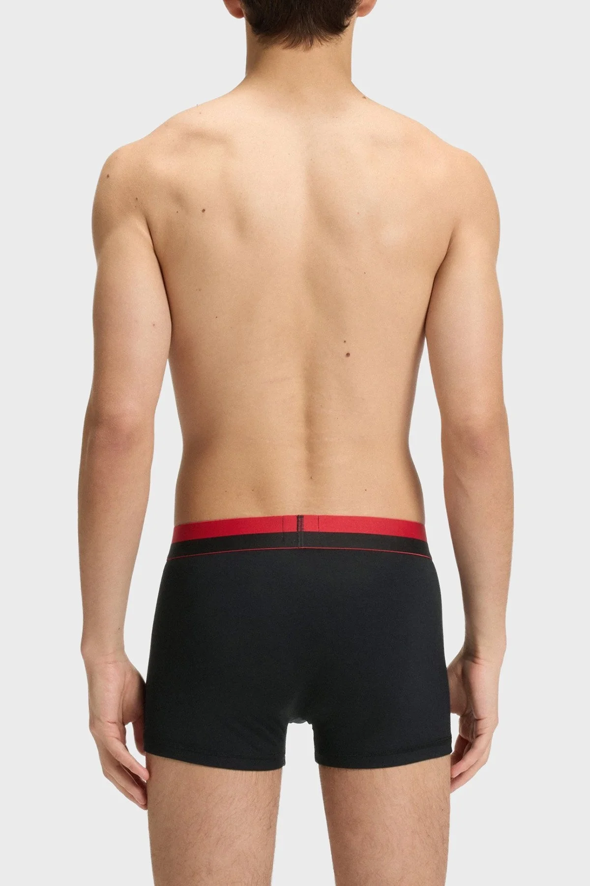 Hugo Logolu Streç Pamuklu 3 Pack Erkek Boxer 50545667 001 SİYAH - 3