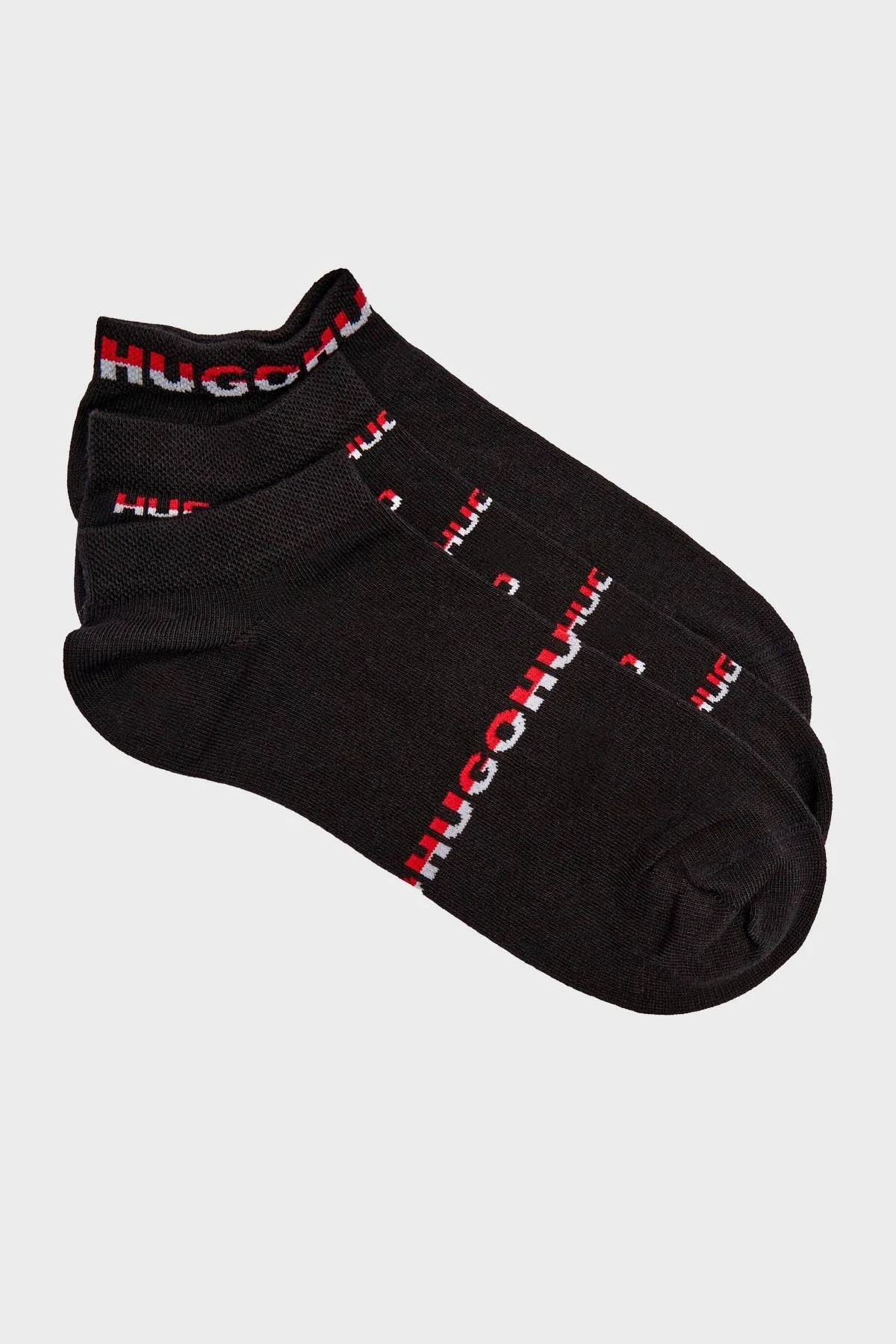 Hugo Logolu Streç Pamuklu 3 Pack Erkek Çorap 50543082 001 SİYAH - 1