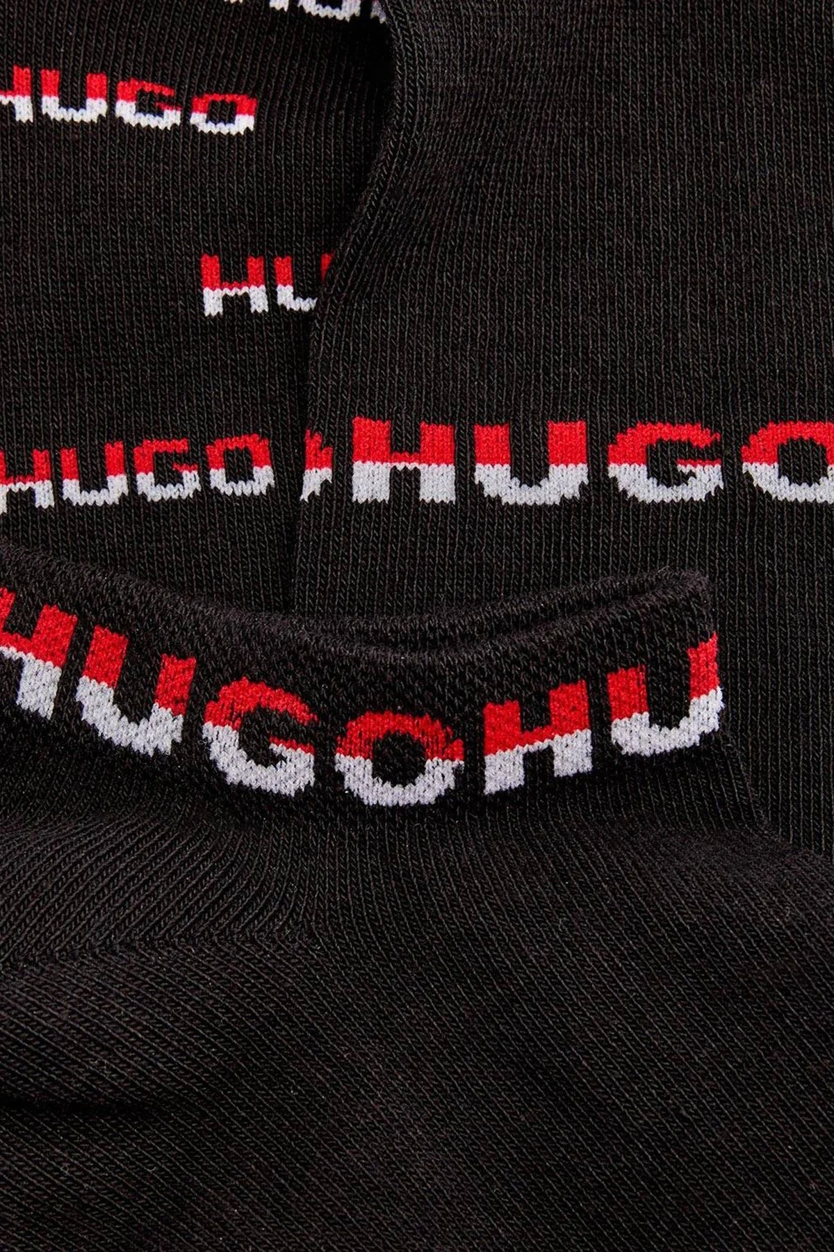 Hugo Logolu Streç Pamuklu 3 Pack Erkek Çorap 50543082 001 SİYAH - 4