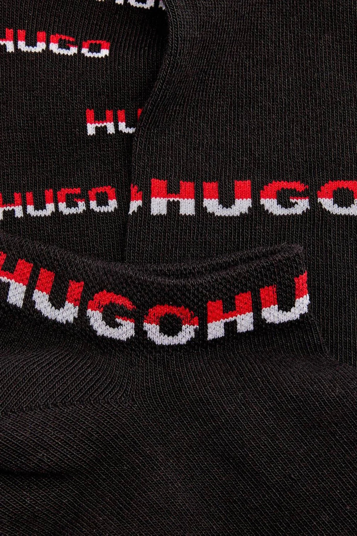Hugo Logolu Streç Pamuklu 3 Pack Erkek Çorap 50543082 001 SİYAH - 4