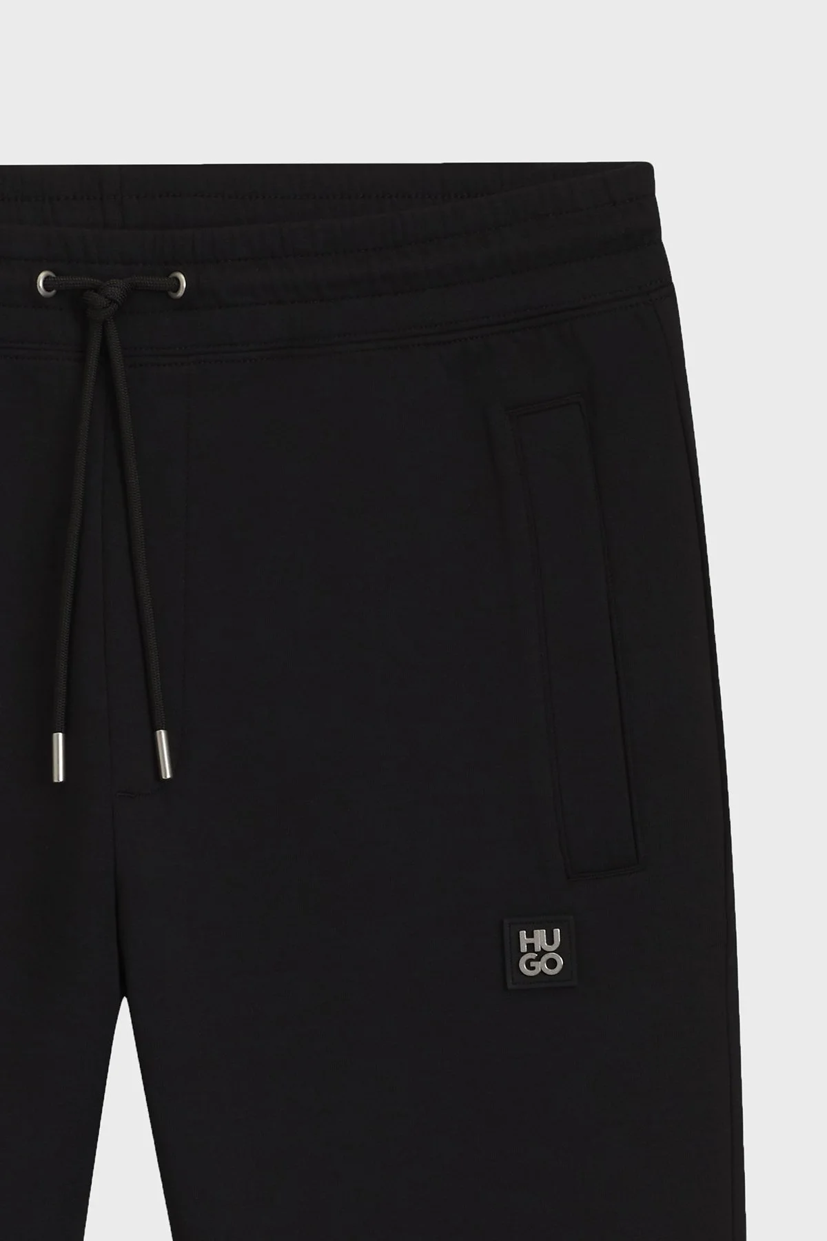 Hugo Logolu Streç Pamuklu Relaxed Fit Normal Bel Jogger Erkek Pantolon 50533695 002 SİYAH - 5