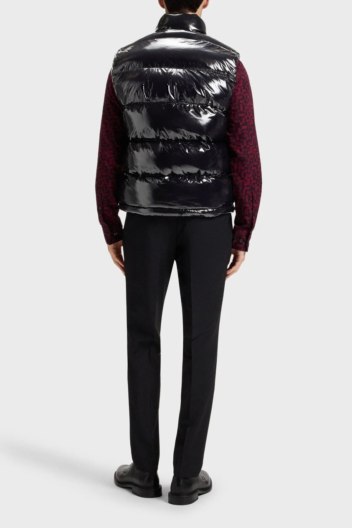 Hugo Logolu Su İtici Regular Fit Parlak Şişme Erkek Yelek 50547981 001 SİYAH - 3