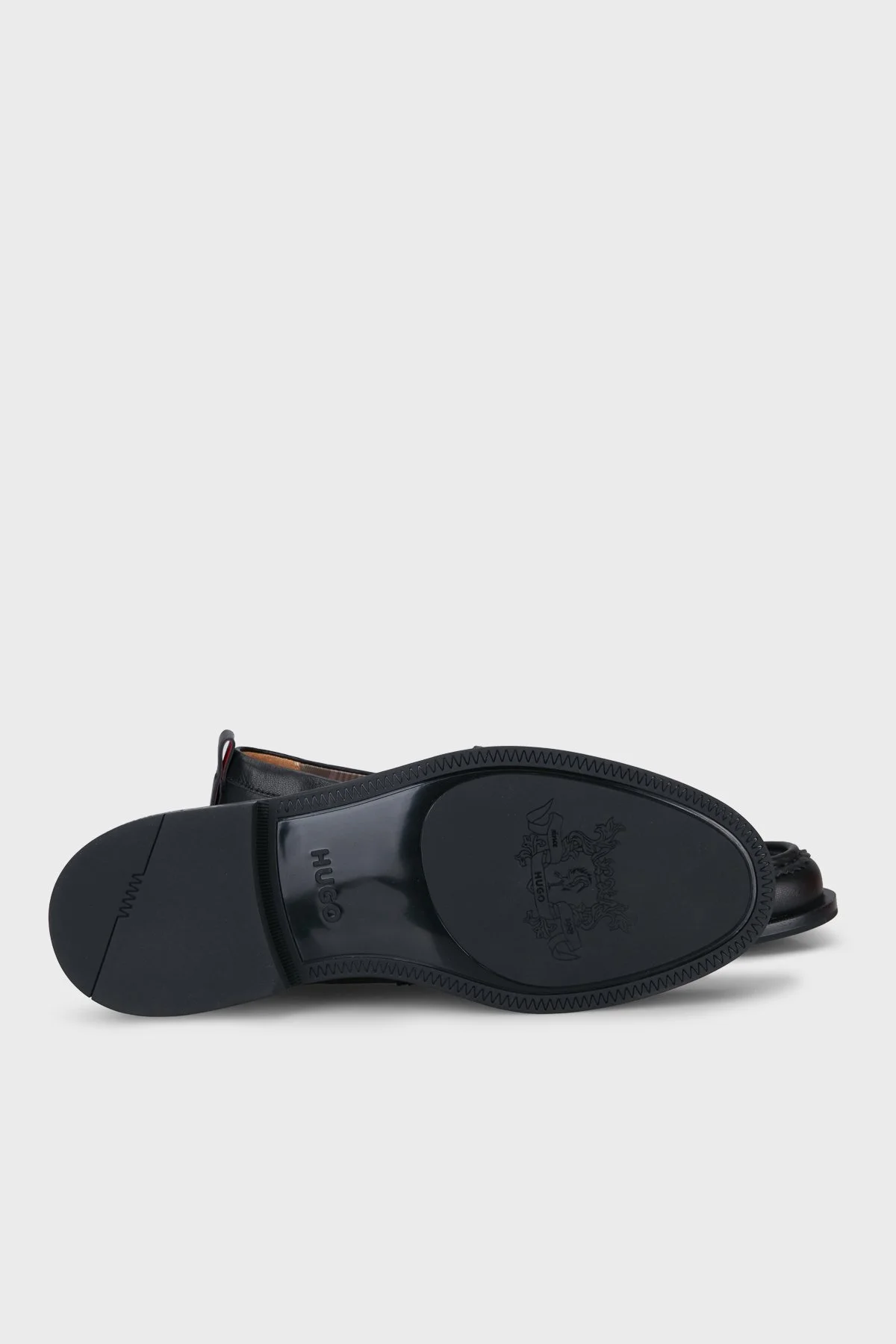 Hugo Metalik Logo Detaylı Deri Loafer Erkek Ayakkabı 50568879 001 Siyah - 4