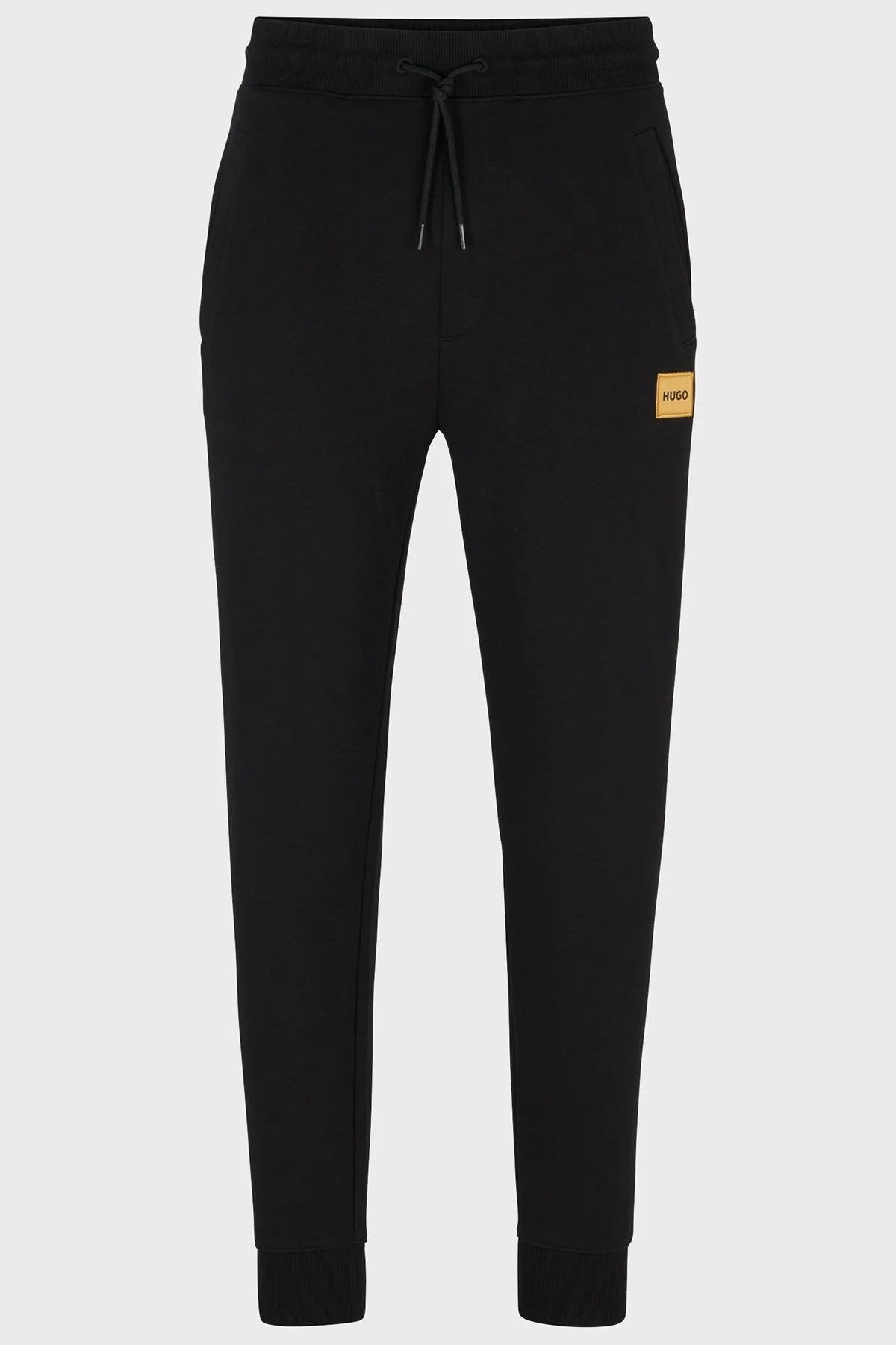 Hugo Metalik Logolu Belden Bağlamalı Cepli Pamuklu Spor Erkek Pantolon 50484742 001 SİYAH - 6