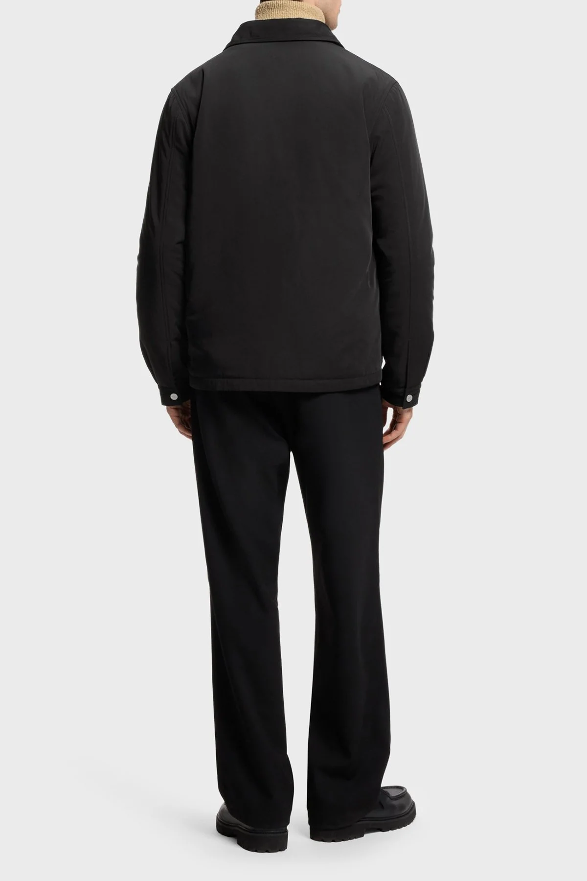 Hugo Oversize Fit Yaka Fermuarlı Erkek Gömlek 50570487 001 Siyah - 3