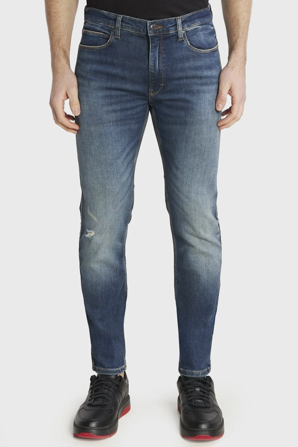 Hugo Pamuk Karışımlı Ekstra Slim Fit Jeans Erkek Kot Pantolon 50507867 412 LACİVERT - 1