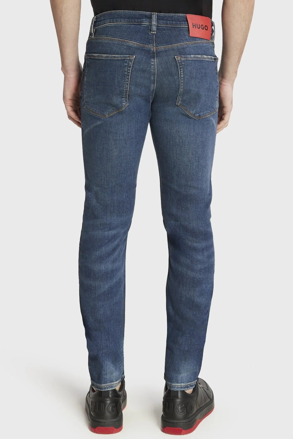 Hugo Pamuk Karışımlı Ekstra Slim Fit Jeans Erkek Kot Pantolon 50507867 412 LACİVERT - 3
