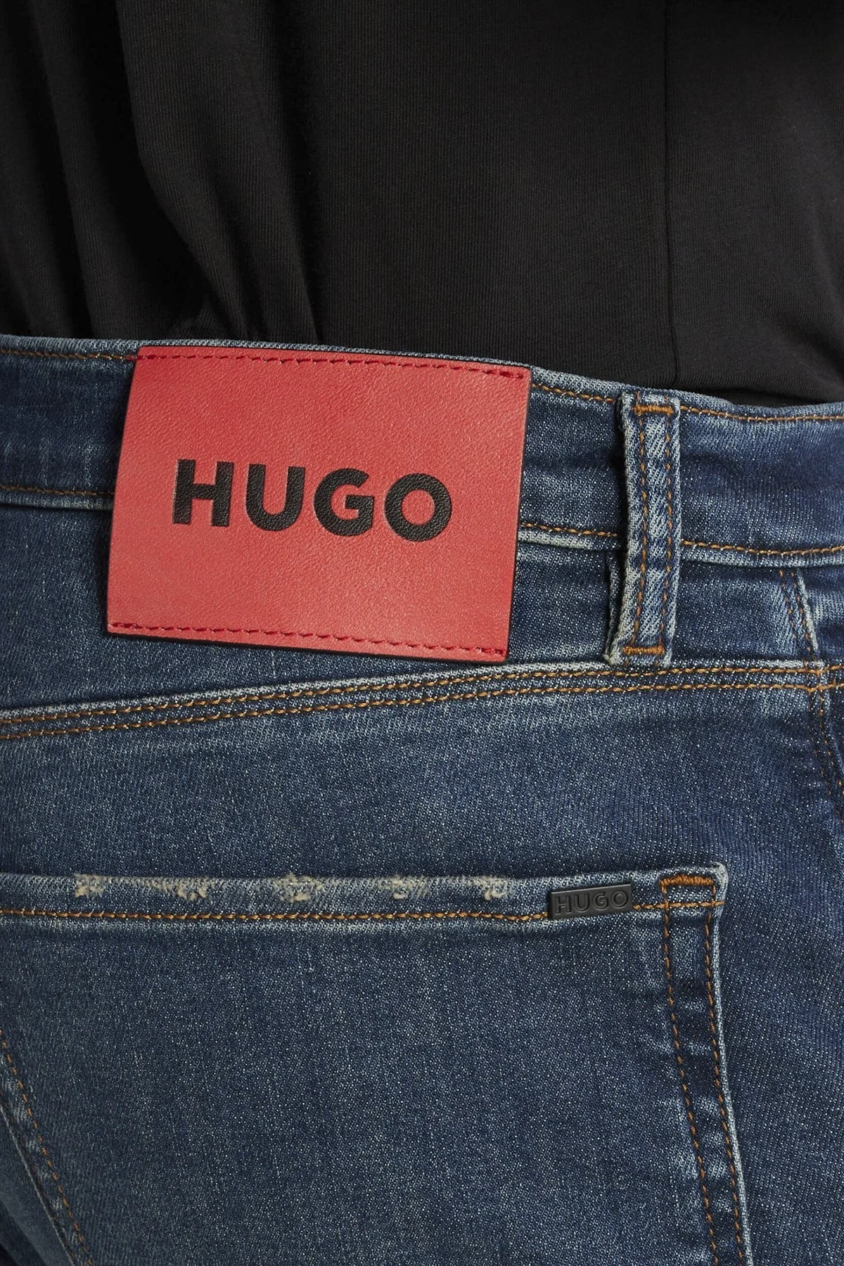 Hugo Pamuk Karışımlı Ekstra Slim Fit Jeans Erkek Kot Pantolon 50507867 412 LACİVERT - 4