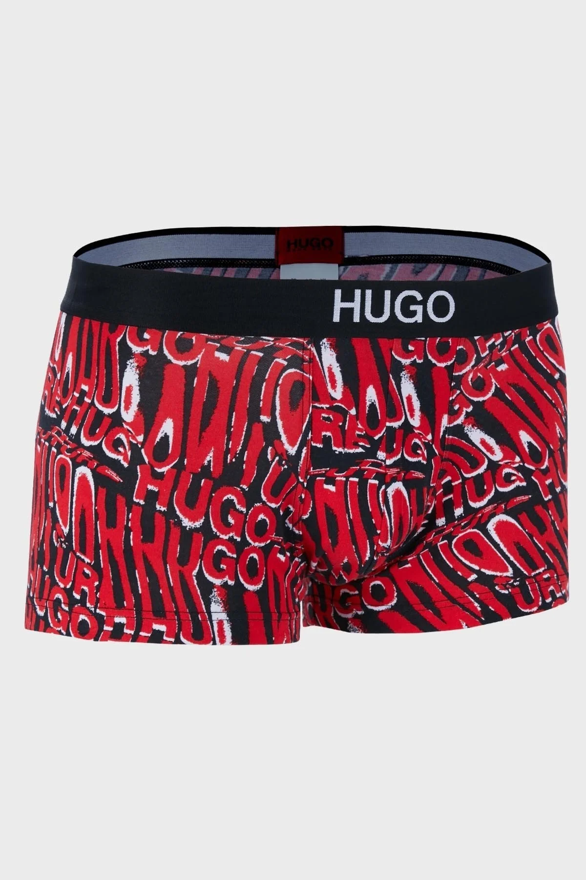 Hugo Pamuklu 2 Pack Erkek Boxer 50463407 645 SİYAH-KIRMIZI - 3
