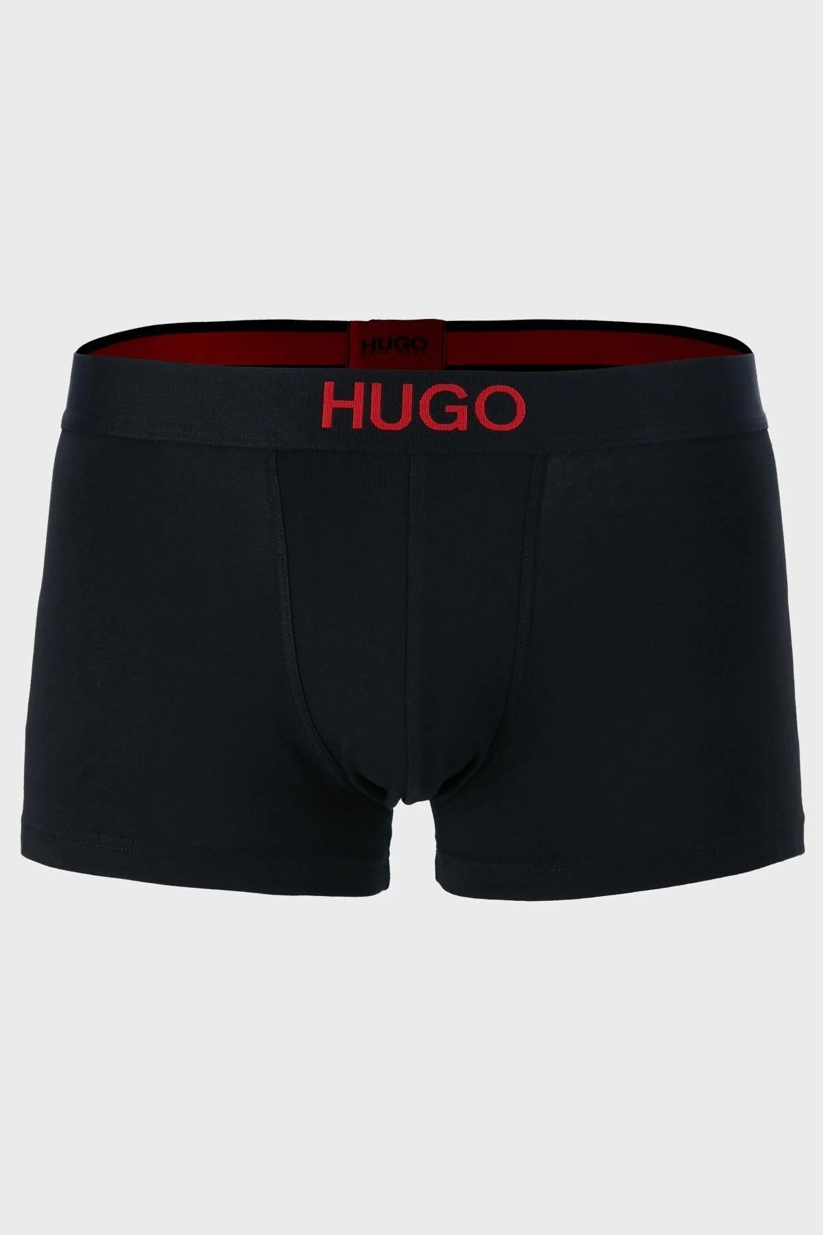 Hugo Pamuklu 2 Pack Erkek Boxer 50463407 645 SİYAH-KIRMIZI - 5