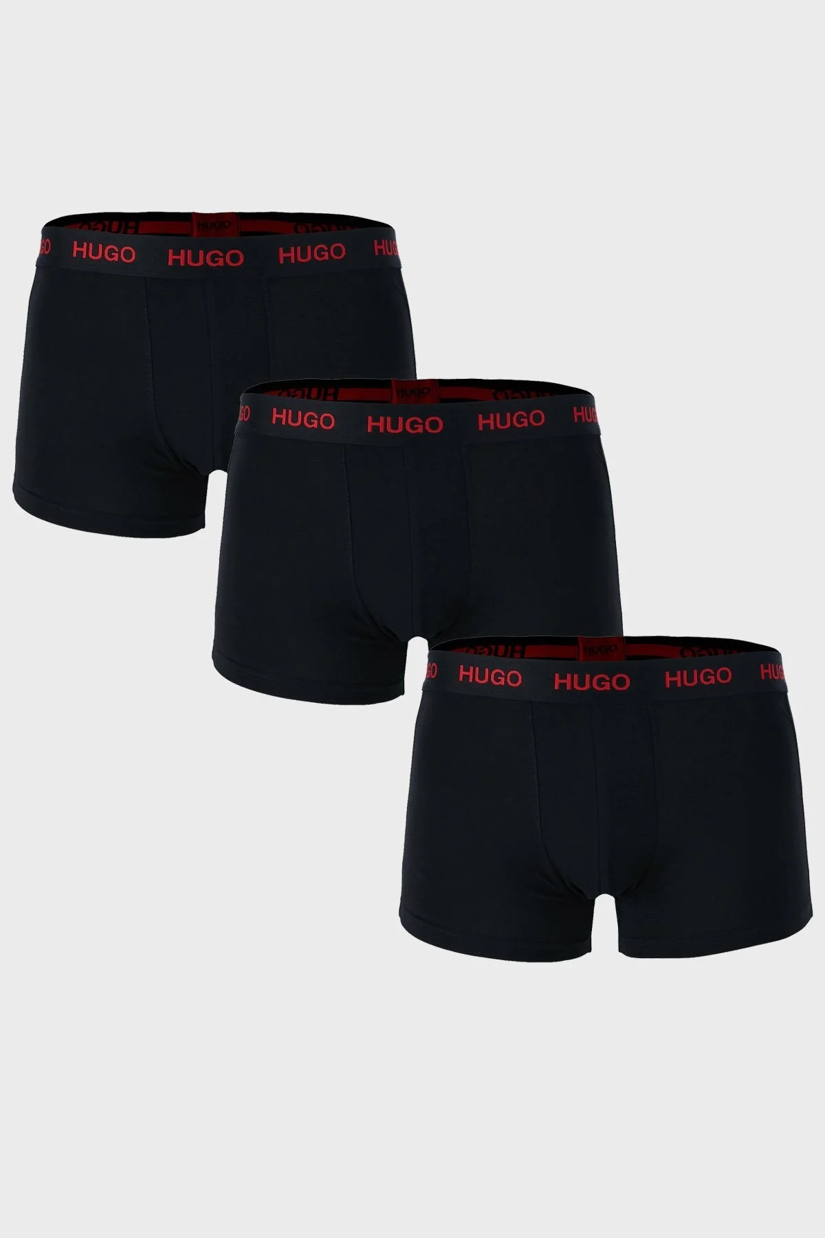 Hugo Pamuklu 3 Pack Erkek Boxer 50449351 971 SİYAH - 1
