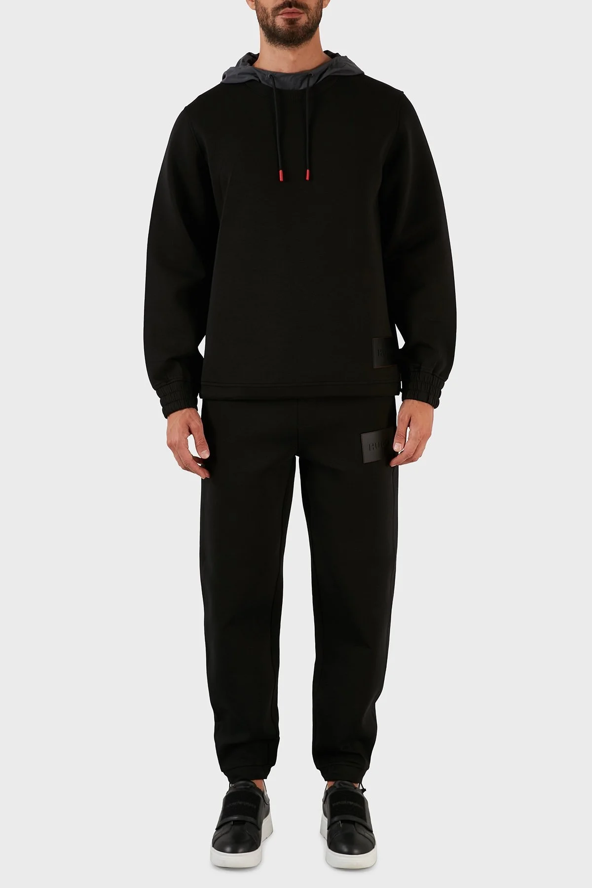 Hugo Pamuklu Belden Bağlamalı Regular Fit Erkek Pantolon 50471568 001 SİYAH - 1
