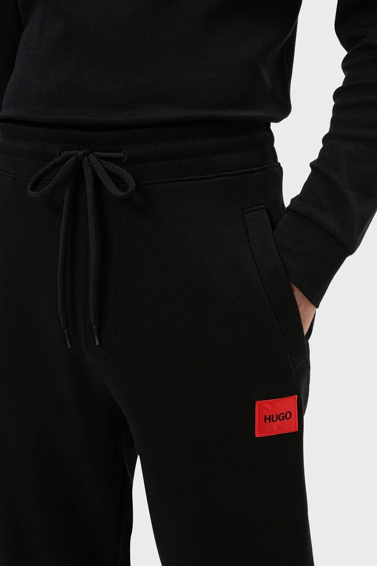 Hugo Pamuklu Cepli Jogger Spor Erkek Pantolon 50447963 001 SİYAH - 11