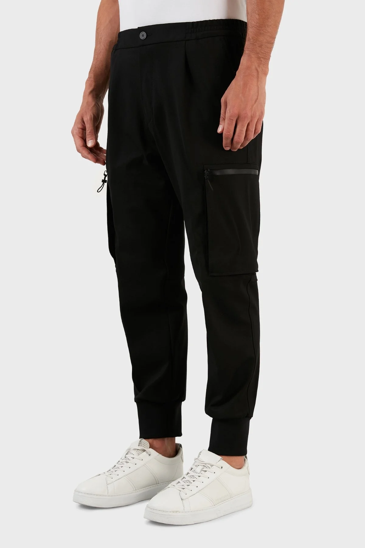 Hugo Pamuklu Cepli Regular Fit Erkek Pantolon 50466215 001 SİYAH - 3