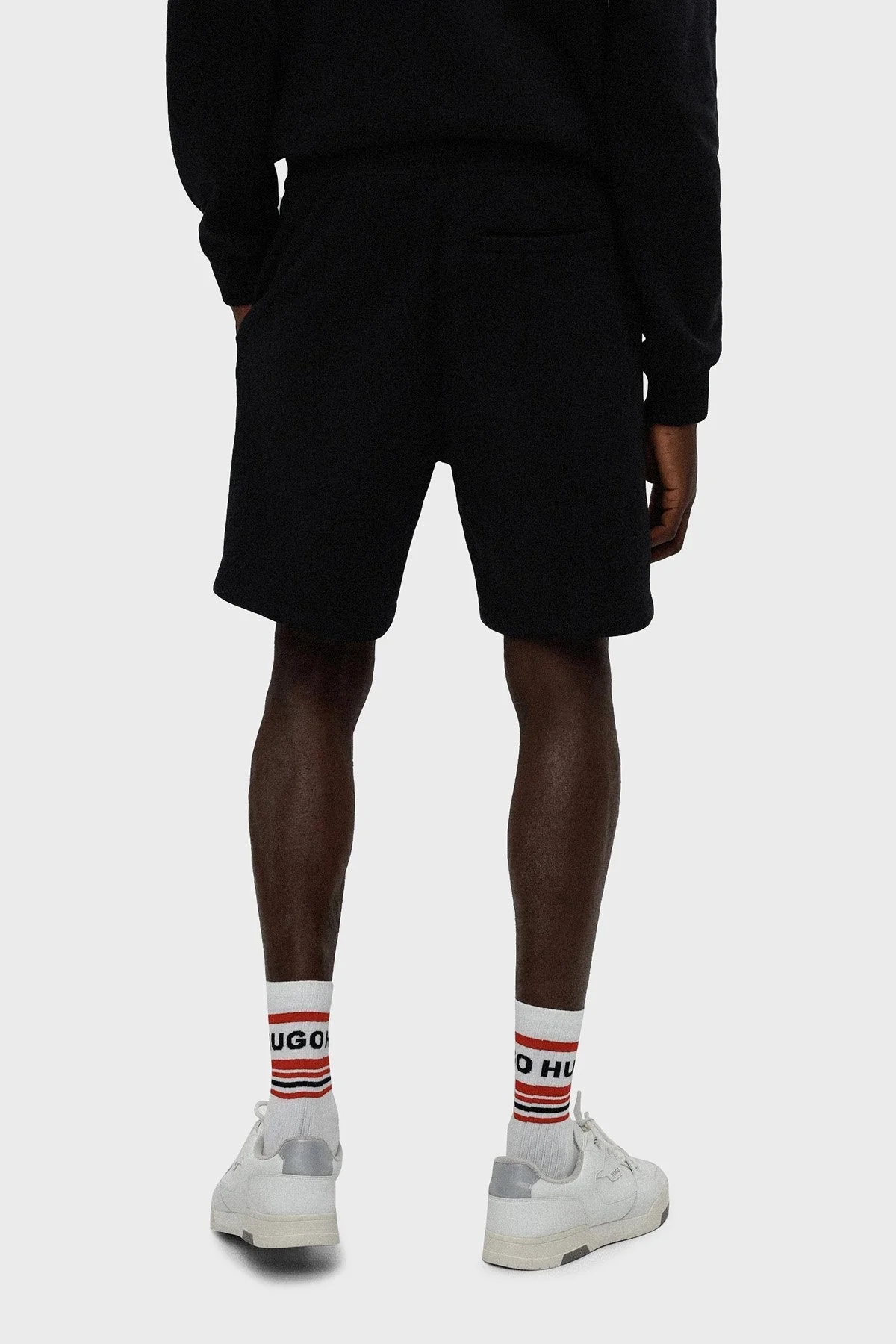 Hugo Pamuklu Cepli Relaxed Fit Erkek Short 50481138 001 SİYAH - 3