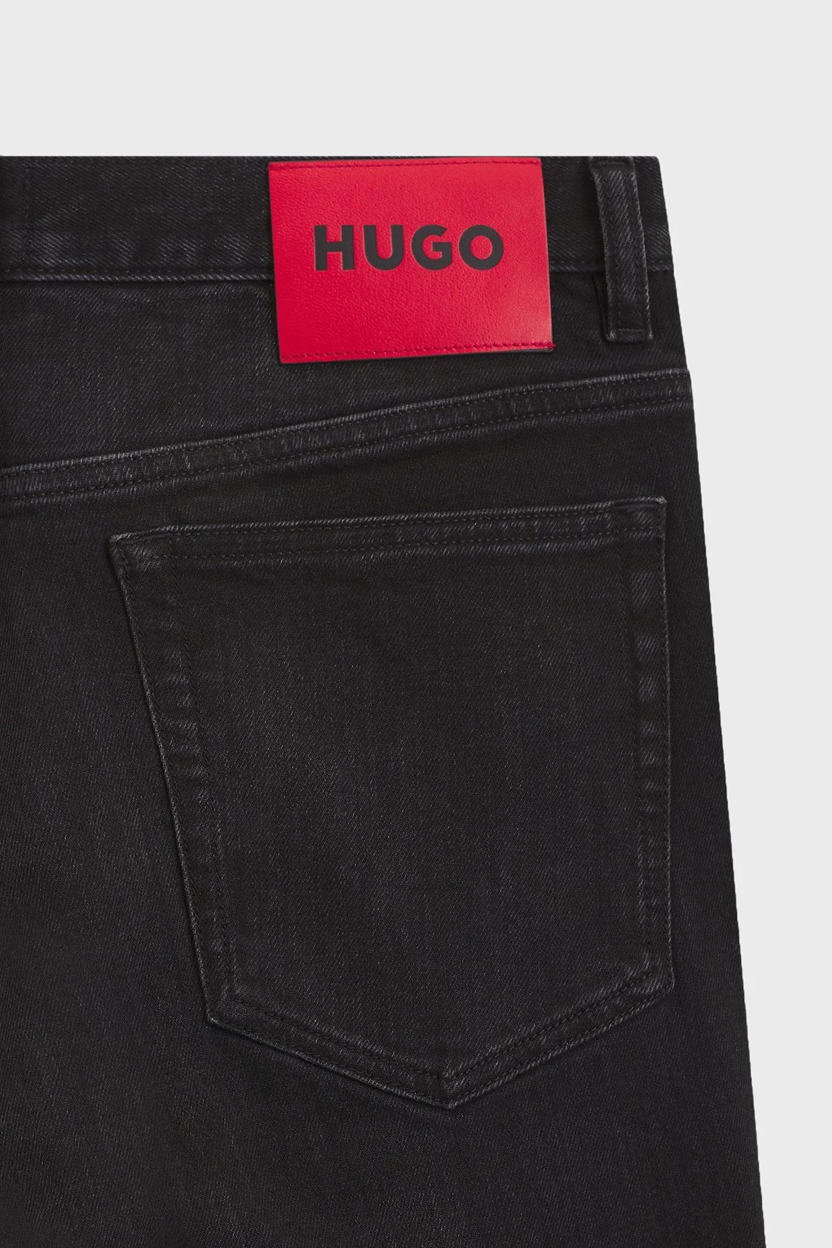 Hugo Pamuklu Esnek Kumaştan Slim Fit Dar Paça Jeans Erkek Kot Pantolon 50555179 021 KOYU GRİ - 6