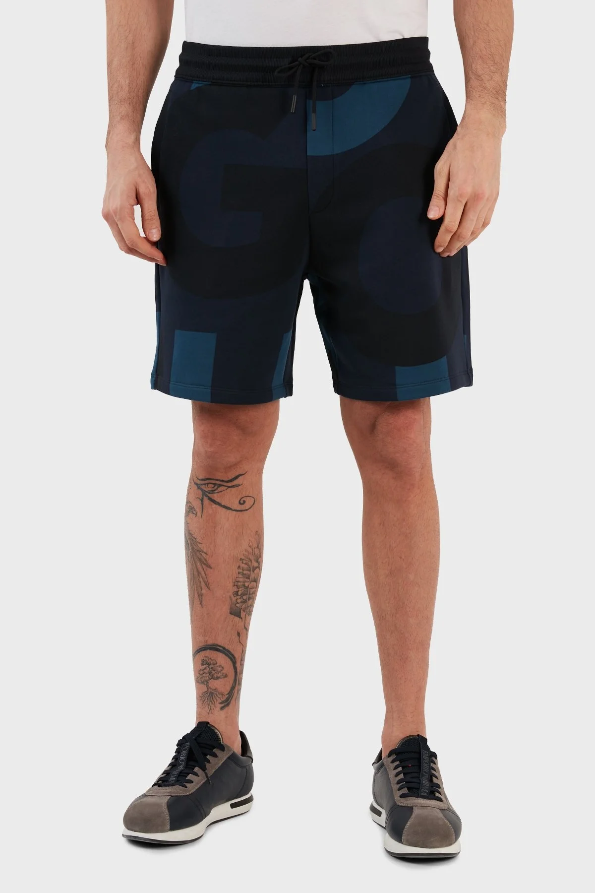 Hugo Pamuklu Fransız Havlu Relaxed Fit Normal Bel Cepli Erkek Short 50482797 405 LACİVERT - 2