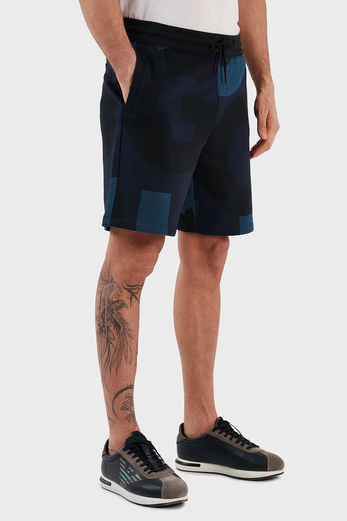 Hugo Pamuklu Fransız Havlu Relaxed Fit Normal Bel Cepli Erkek Short 50482797 405 LACİVERT - 3