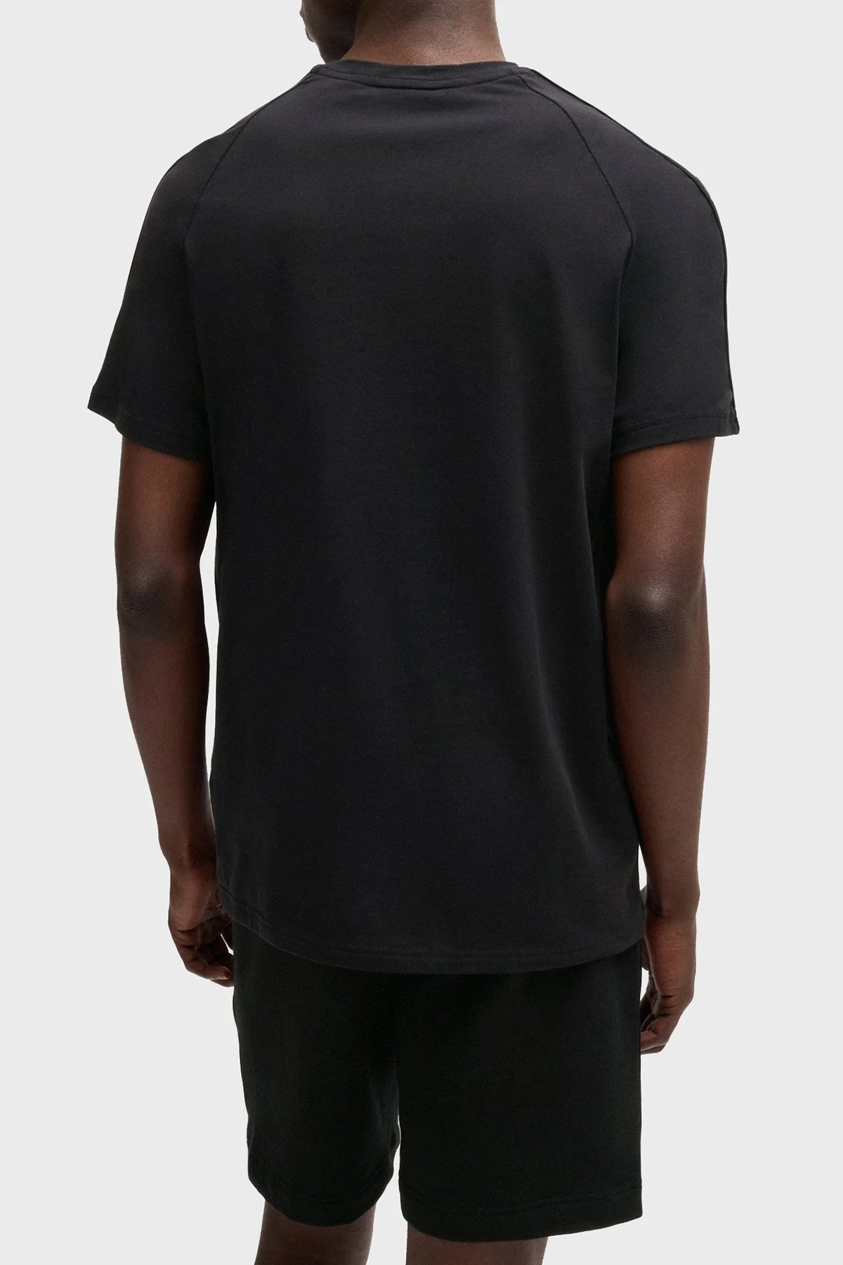 Hugo Pamuklu Logolu Regular Fit Bisiklet Yaka Erkek T Shirt 50520480 001 SİYAH - 2