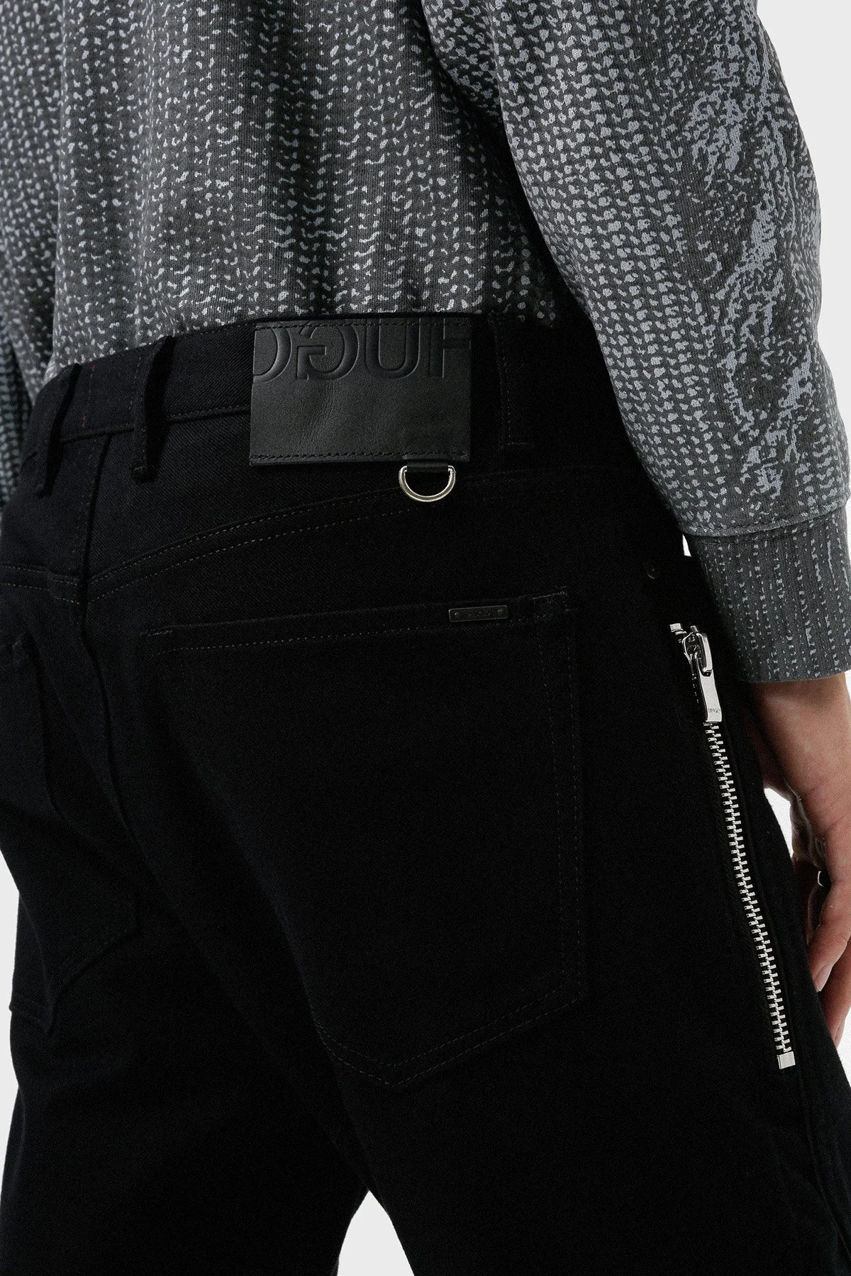 Hugo Pamuklu Normal Bel Extra Slim Fit Jeans Erkek Kot Pantolon 50463340 001 SİYAH - 4