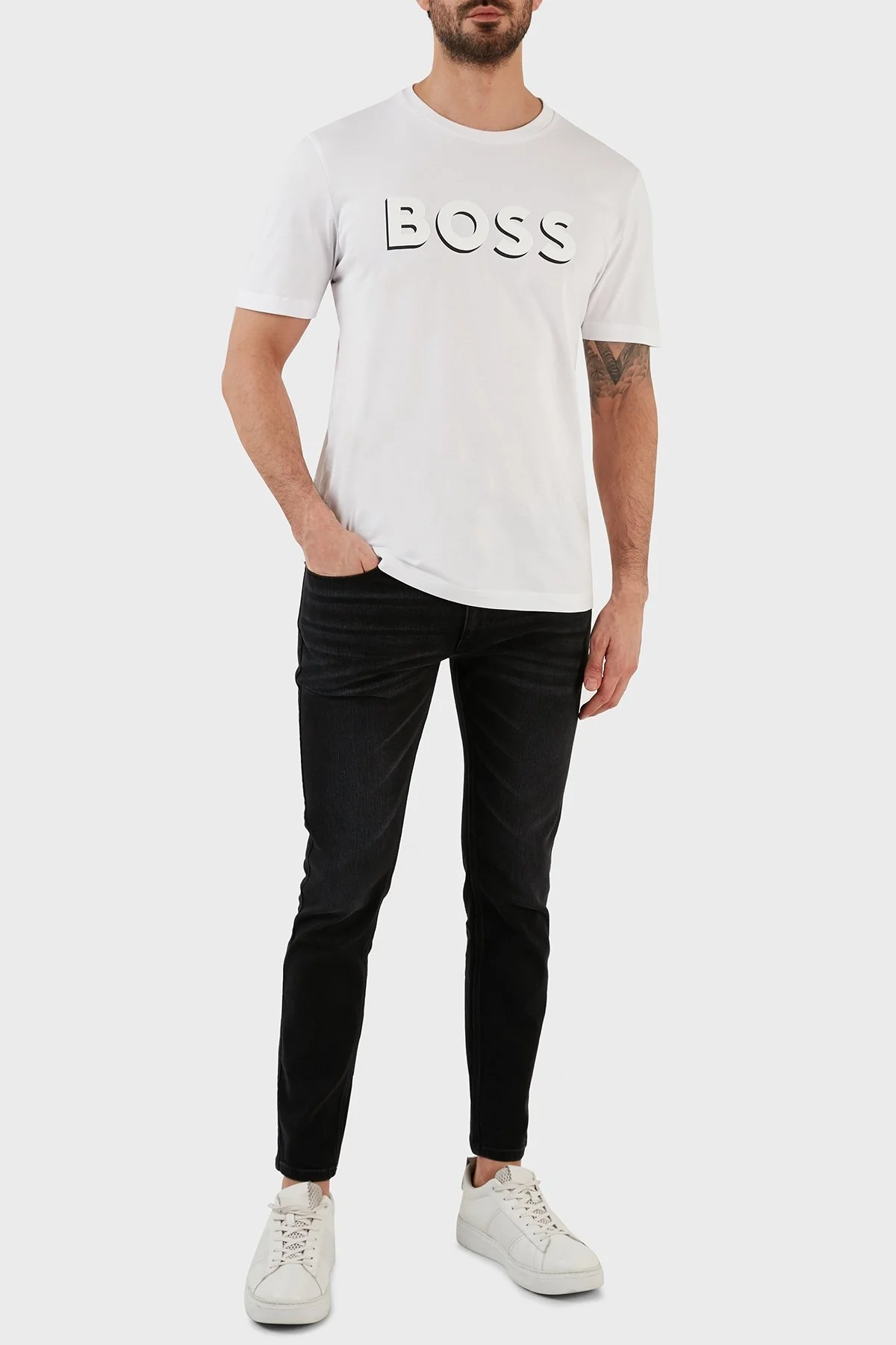 Hugo Pamuklu Normal Bel Extra Slim Fit Jeans Erkek Kot Pantolon 50484358 015 SİYAH - 1