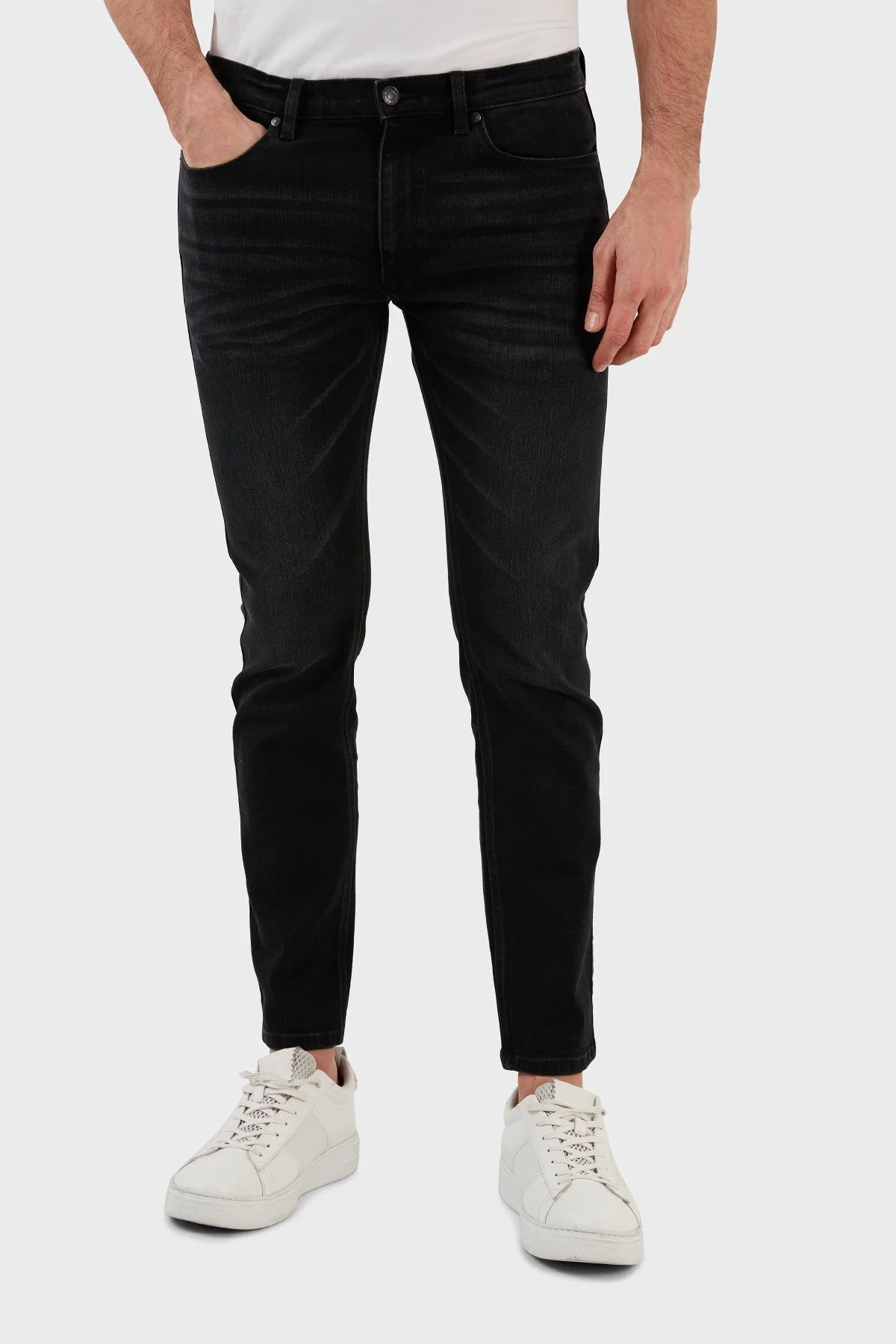 Hugo Pamuklu Normal Bel Extra Slim Fit Jeans Erkek Kot Pantolon 50484358 015 SİYAH - 4